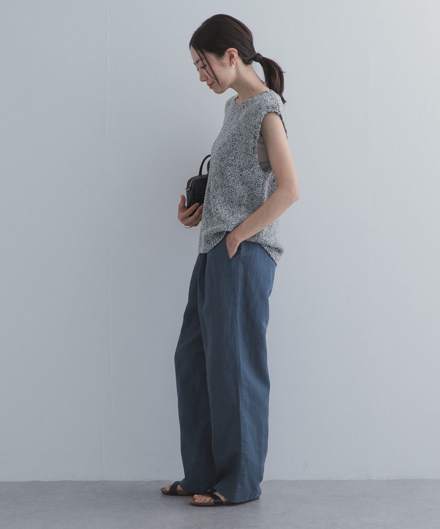 URBAN RESEARCH DOORS「リネン混イージーパンツ」|その他|