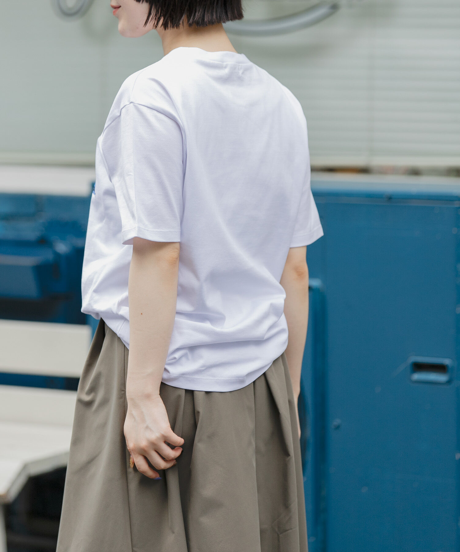 URBAN RESEARCH DOORS「FORK&SPOON　エンブロイダリーロゴTシャツ」|Tシャツ・カットソー|