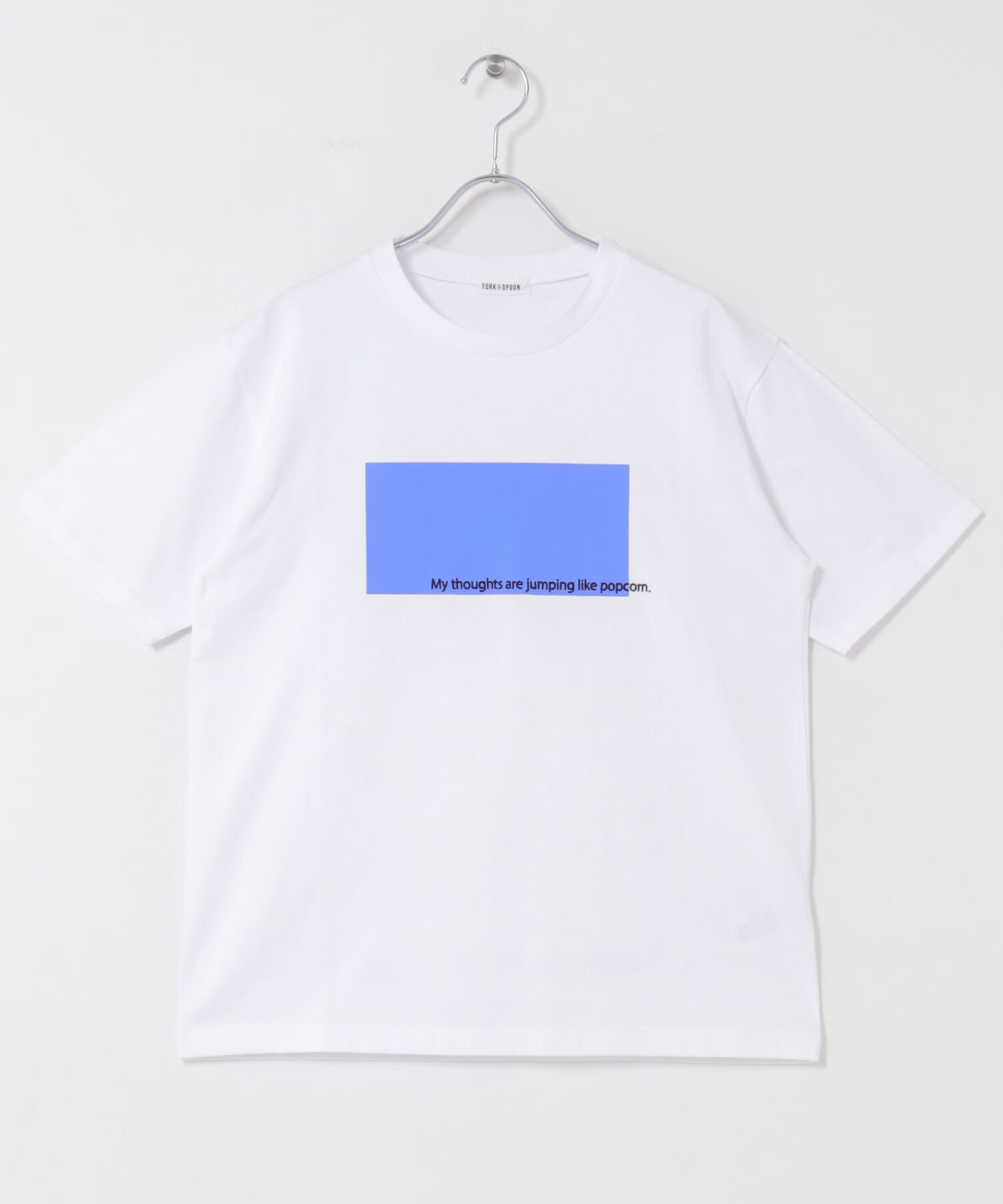 URBAN RESEARCH DOORS「FORK&SPOON　エンブロイダリーロゴTシャツ」|Tシャツ・カットソー|