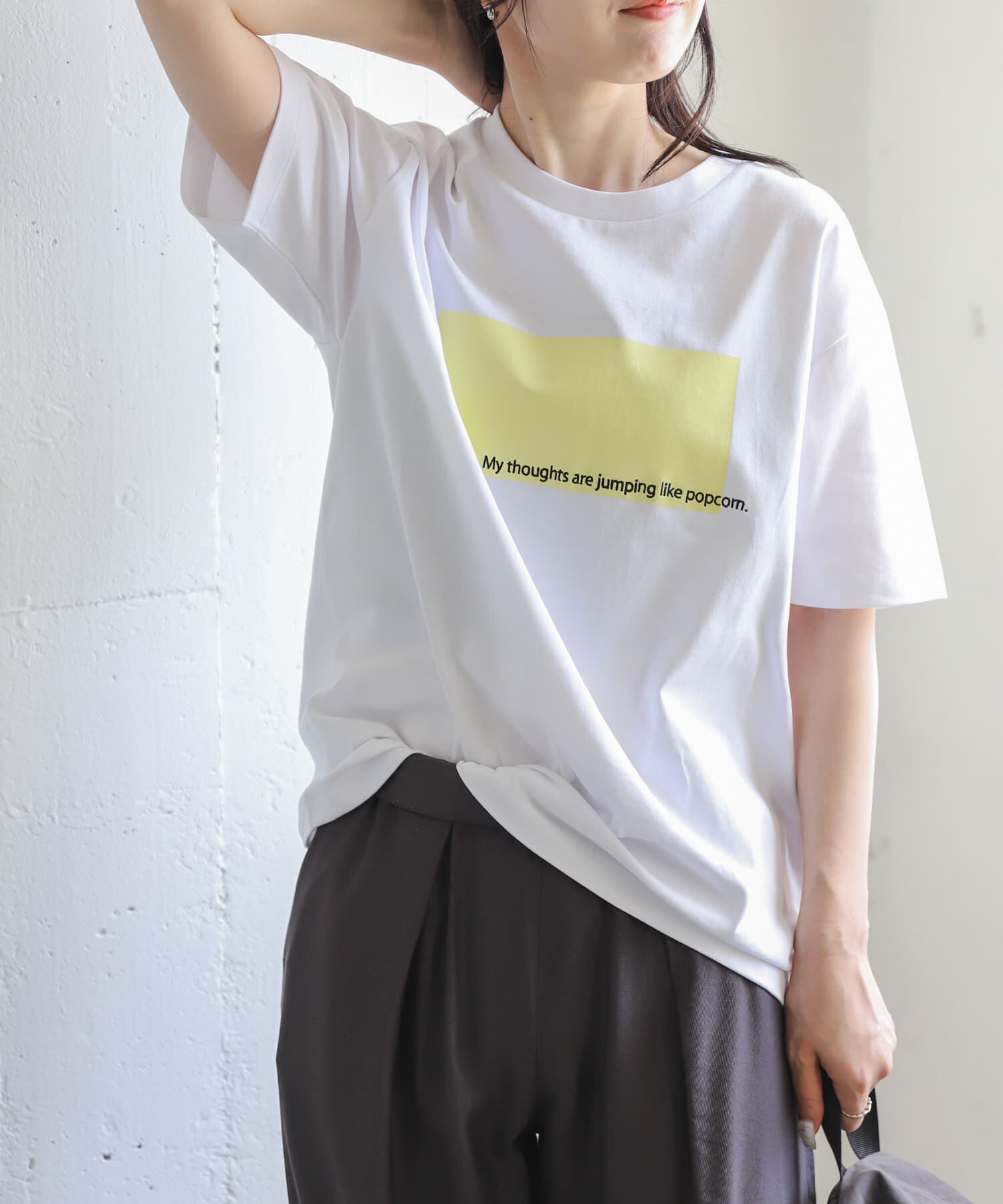 URBAN RESEARCH DOORS「FORK&SPOON　エンブロイダリーロゴTシャツ」|Tシャツ・カットソー|