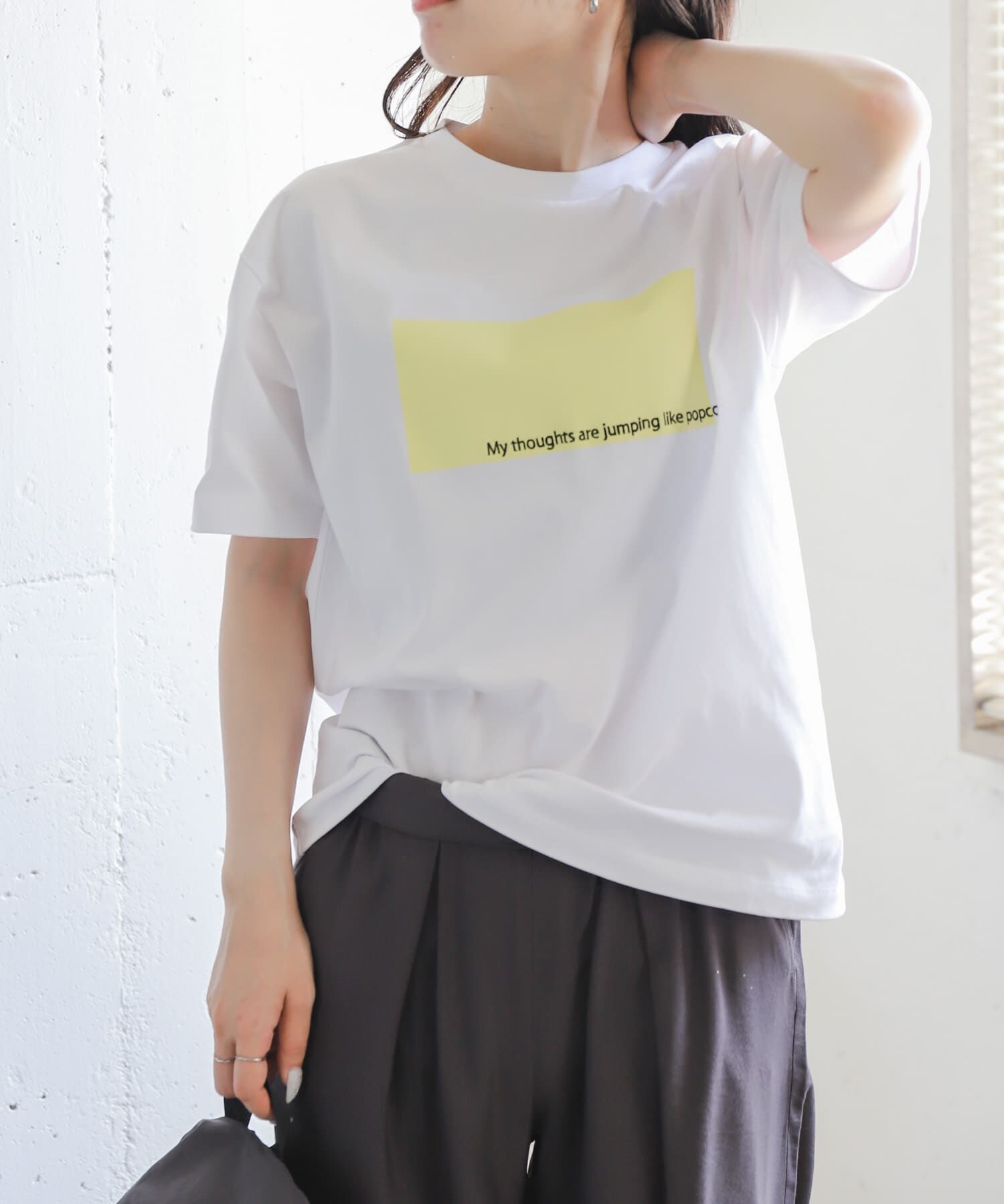 URBAN RESEARCH DOORS「FORK&SPOON　エンブロイダリーロゴTシャツ」|Tシャツ・カットソー|