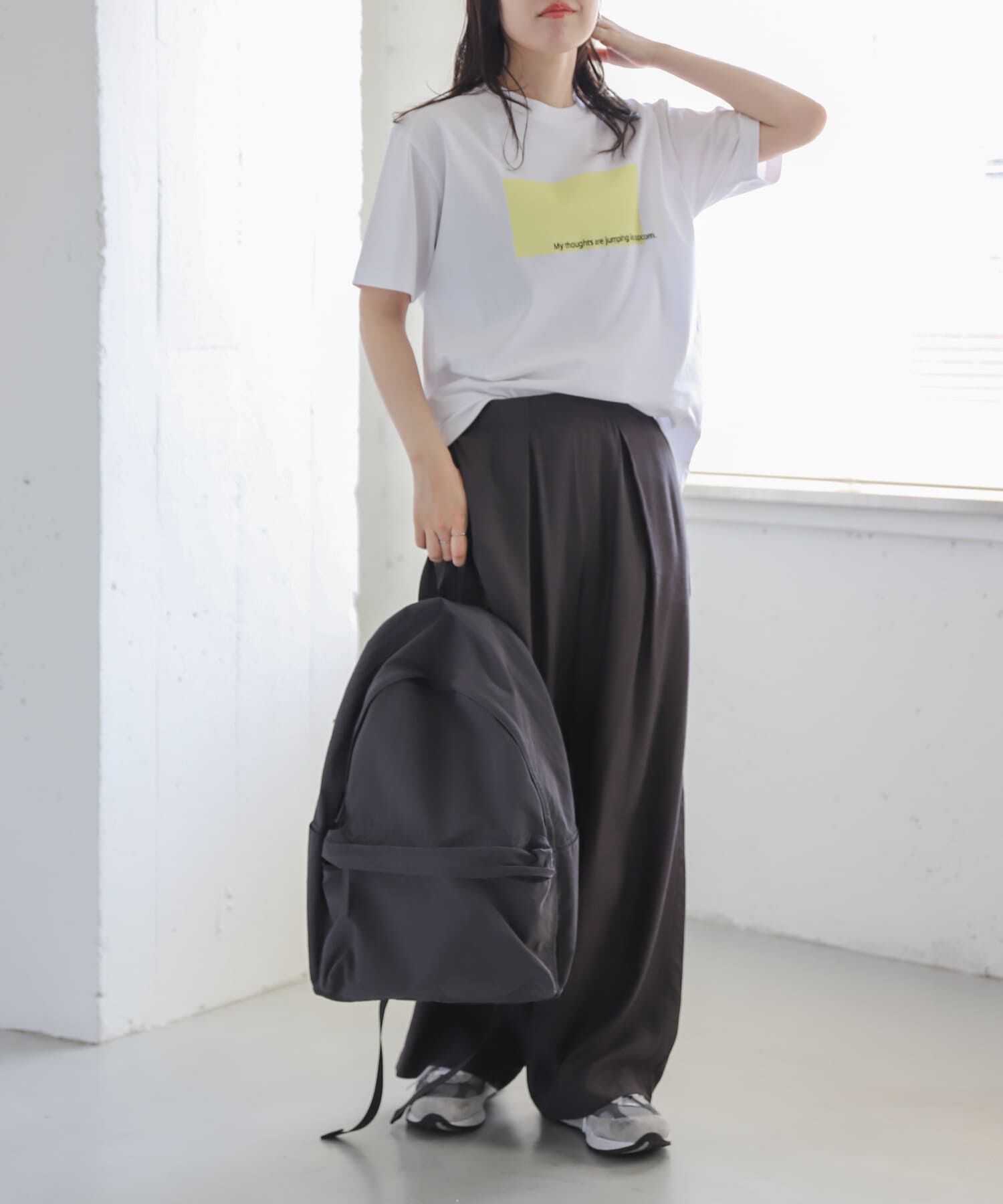 URBAN RESEARCH DOORS「FORK&SPOON　エンブロイダリーロゴTシャツ」|Tシャツ・カットソー|