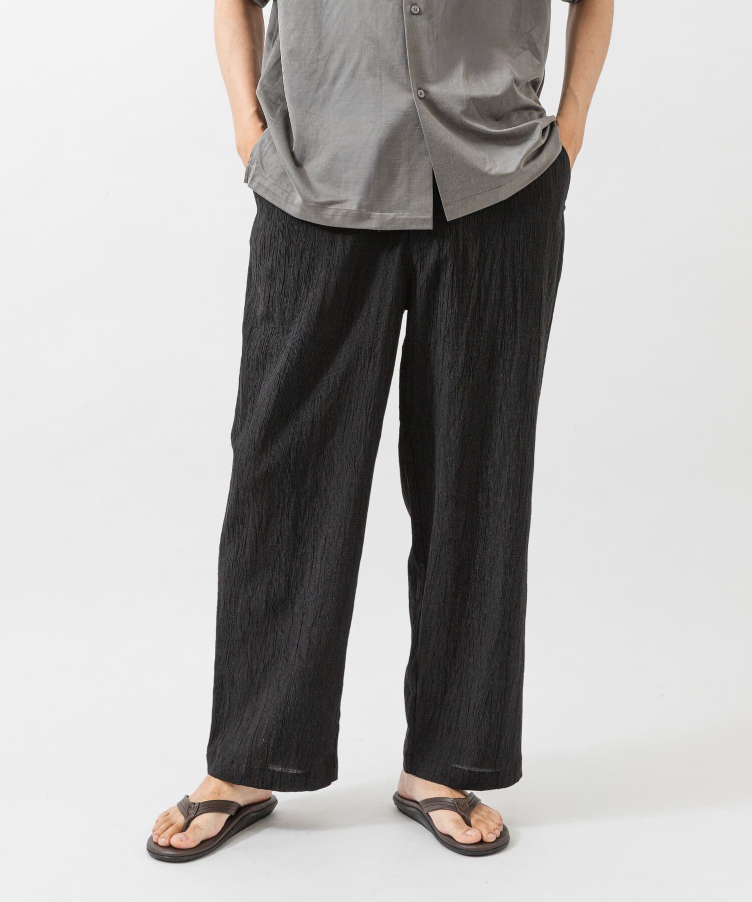 URBAN RESEARCH「CRINKLE WIDE EASY PANTS」|その他|