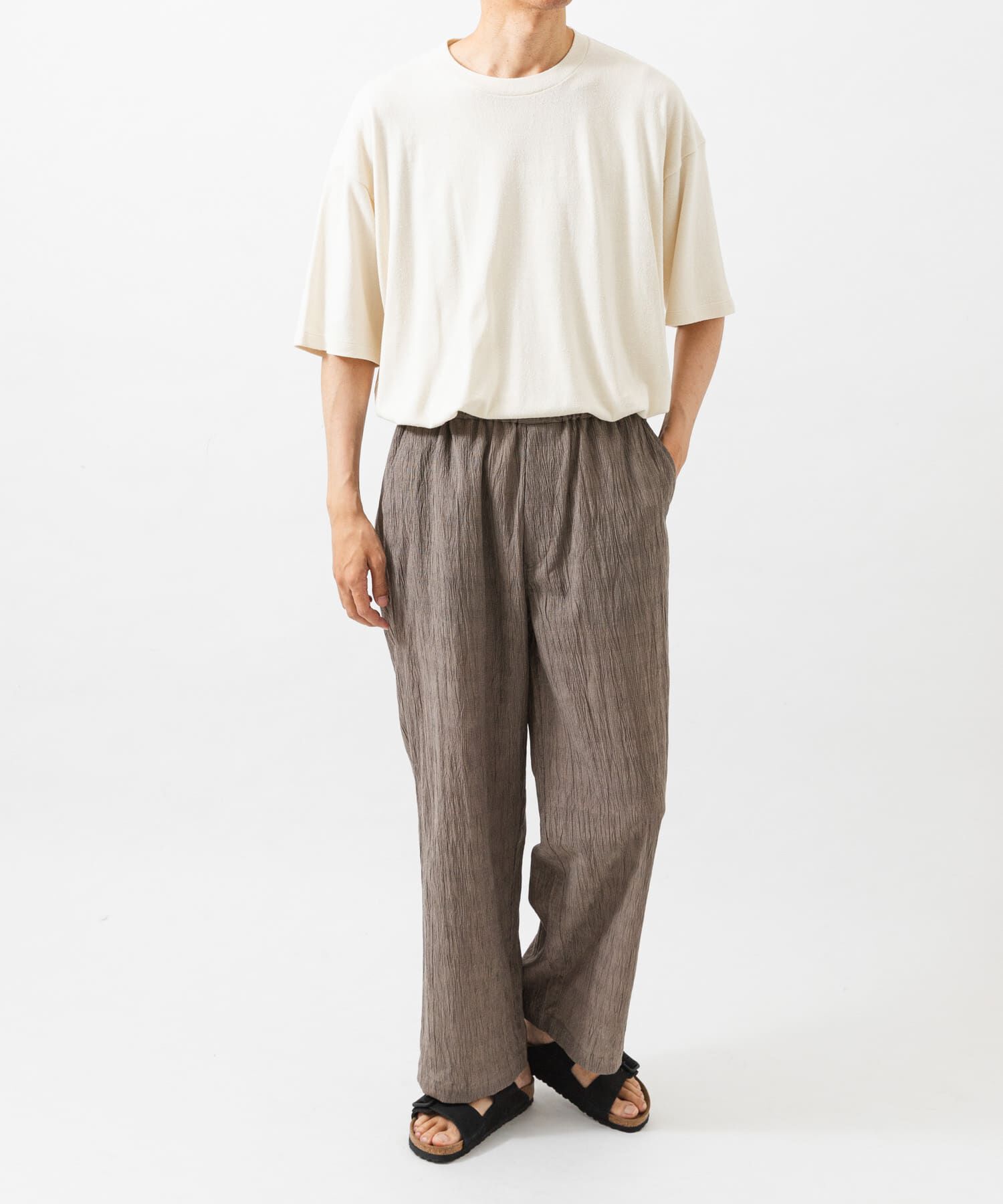 URBAN RESEARCH「CRINKLE WIDE EASY PANTS」|その他|