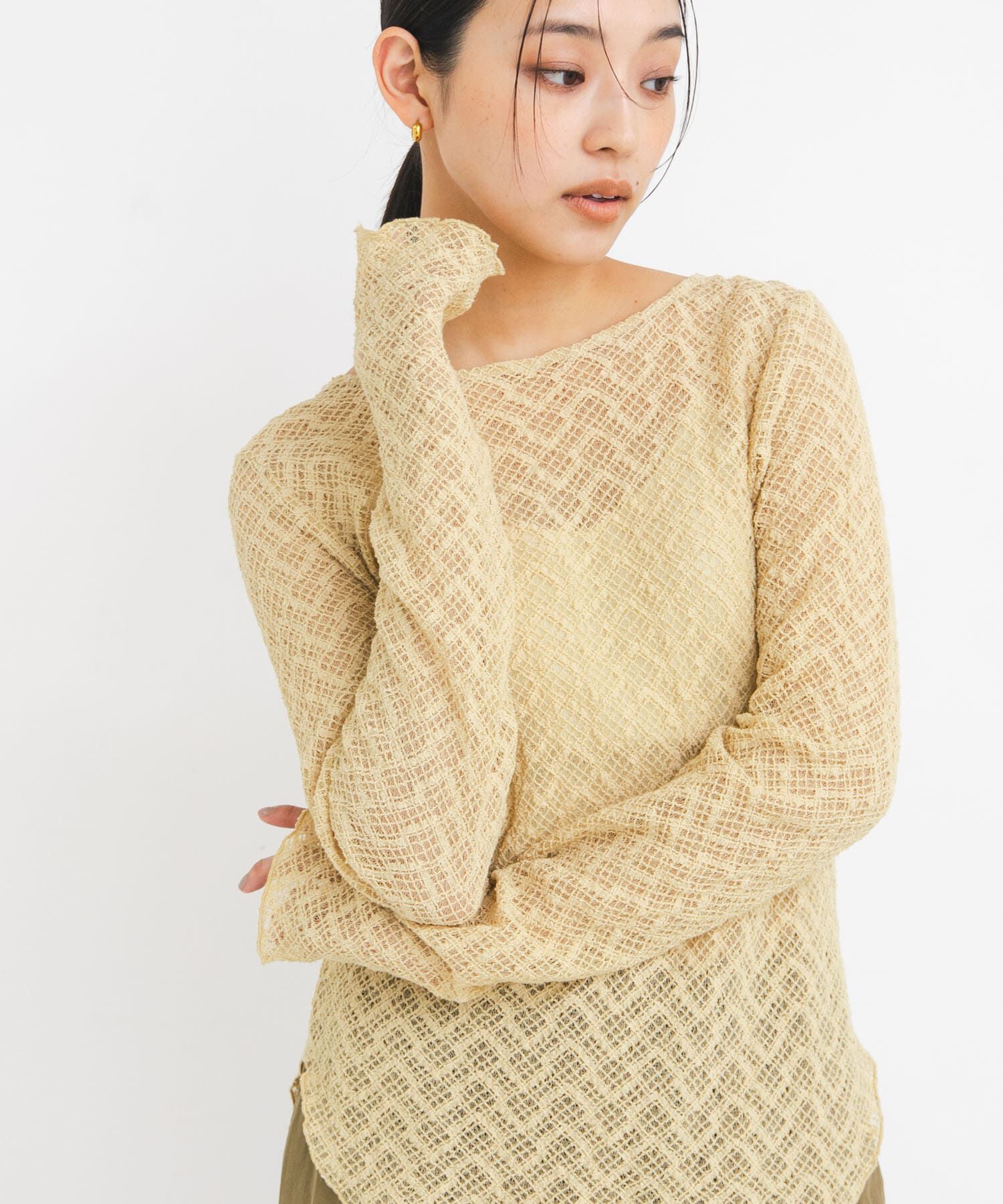  「シュリンクレーストップス」|Tシャツ・カットソー|