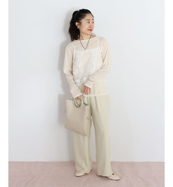 「シアーベロアロンT」|Tシャツ・カットソー|