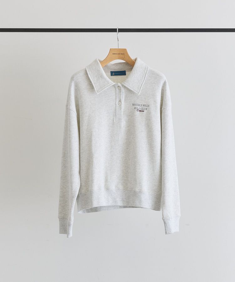 AMERICAN HOLIC「【BEVERLY HILLS POLO CLUB】裏毛ポロスウェット」|スウェット・ジャージ|