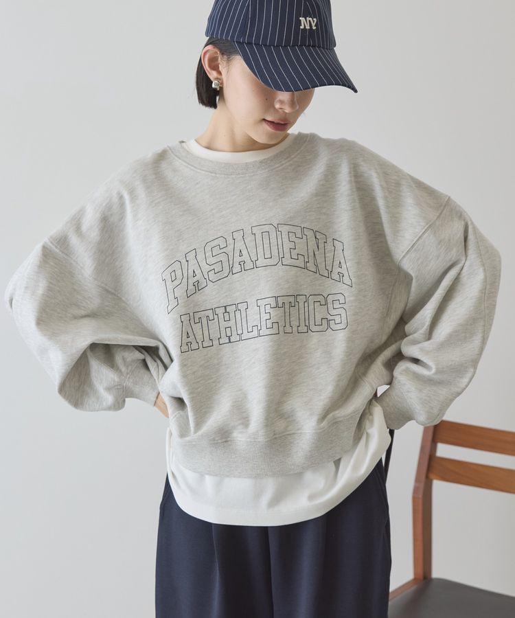 AMERICAN HOLIC「カレッジロゴドルマンスウェット」|スウェット・ジャージ|Light Gray Mixture