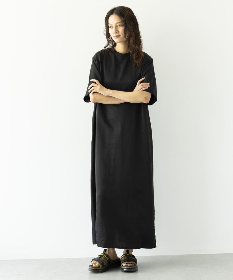 GARAGE OF GOOD CLOTHING「キュプラ混半袖ワンピース」|ワンピース|