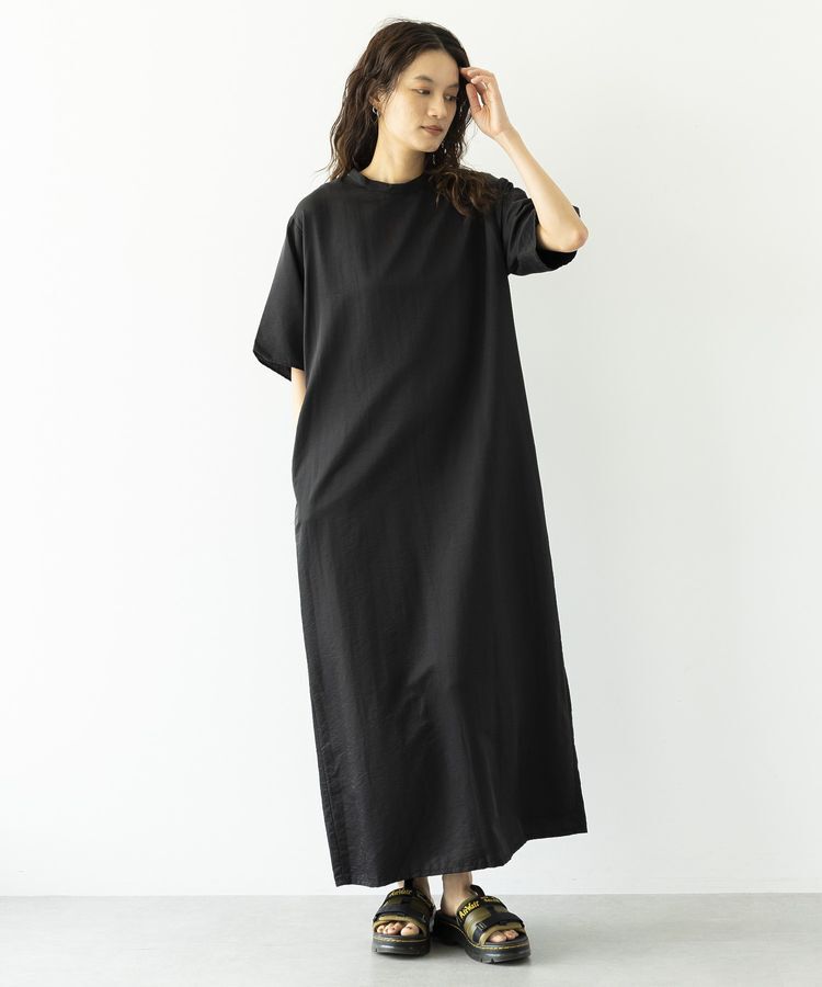 GARAGE OF GOOD CLOTHING「キュプラ混半袖ワンピース」|ワンピース|