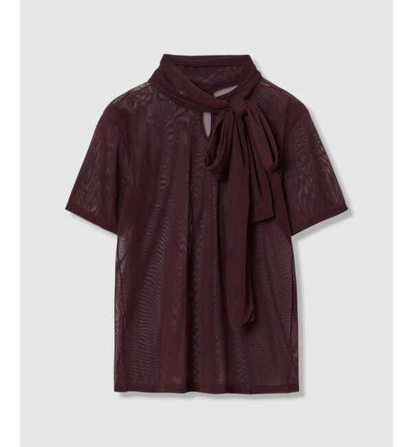 LOULOU WILLOUGHBY「ボウタイツキチュールトップス」|Tシャツ・カットソー|