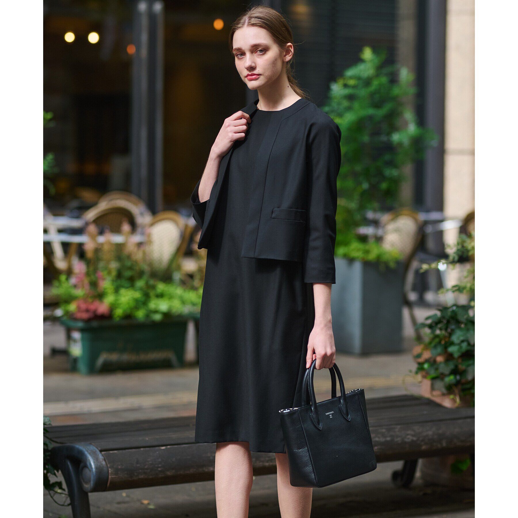 DRESSTERIOR「【セットアップ可】ブラックフォーマルワンピース」|ワンピース|