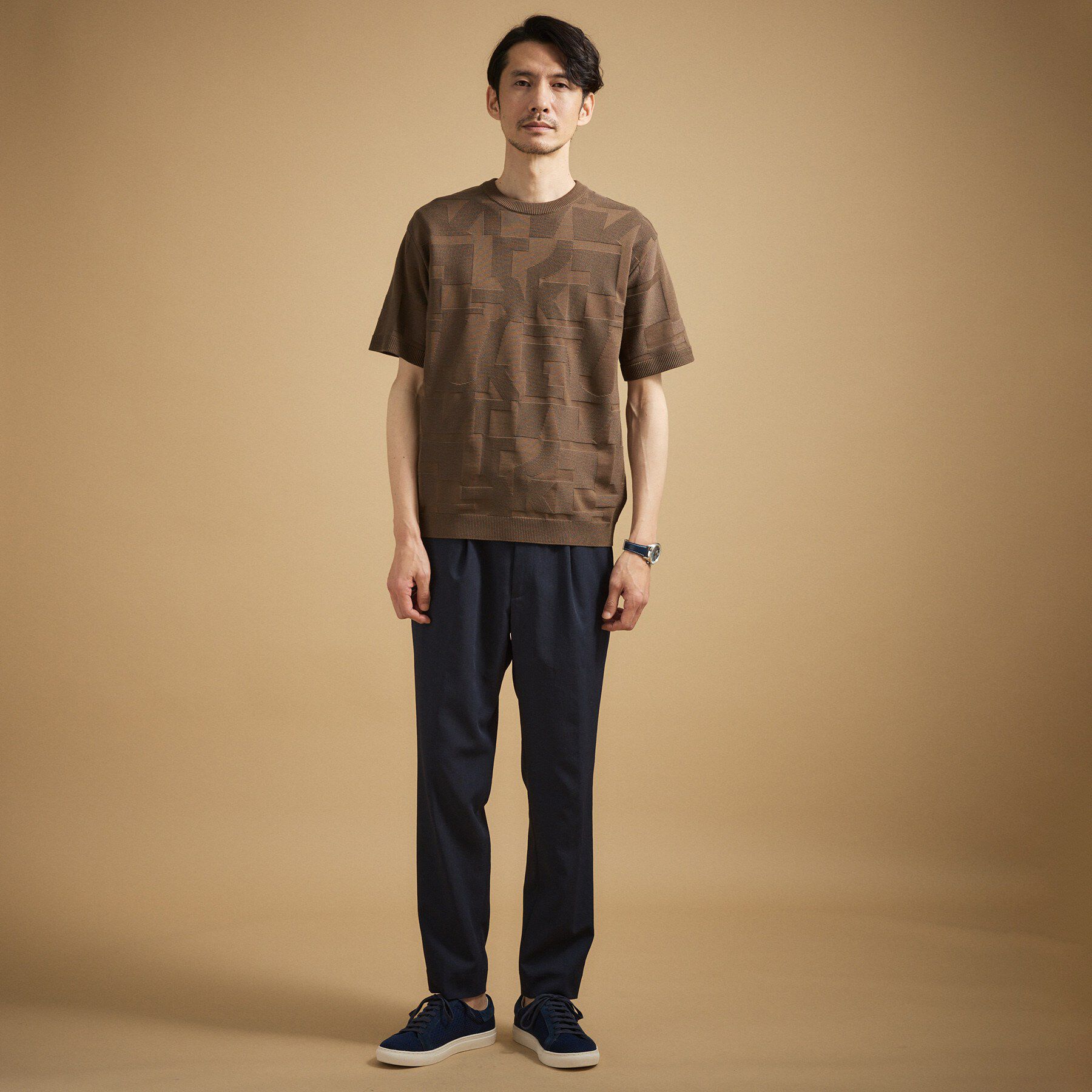 TAKEO KIKUCHI「【徳島ニット】ニットＴシャツ」|ニット・セーター|