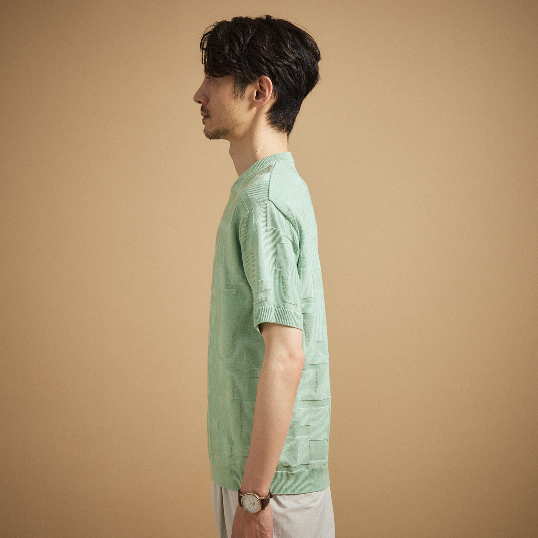 TAKEO KIKUCHI「【徳島ニット】ニットＴシャツ」|ニット・セーター|