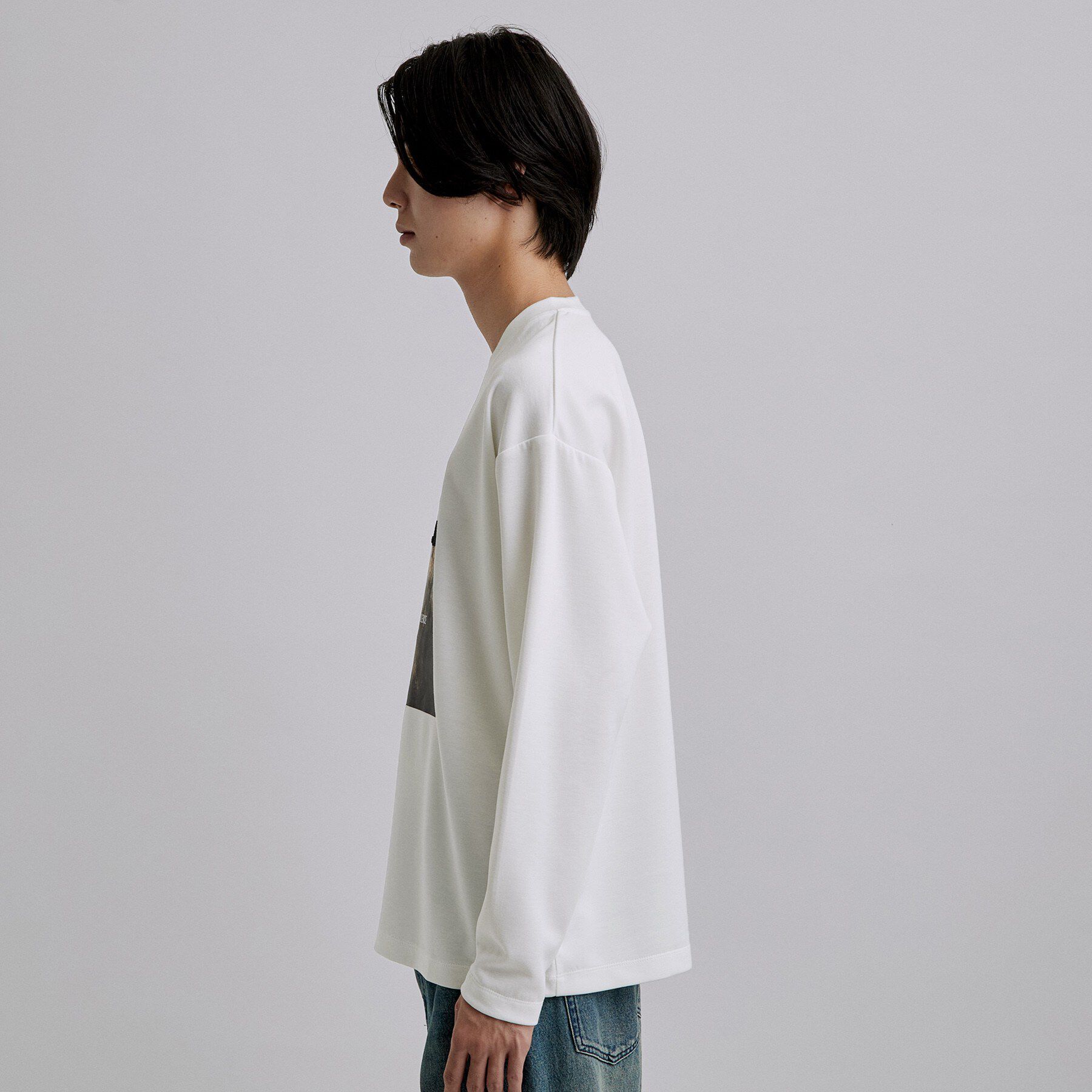 tk.TAKEO KIKUCHI「ブラシ刺繍長袖Tシャツ」|Tシャツ・カットソー|