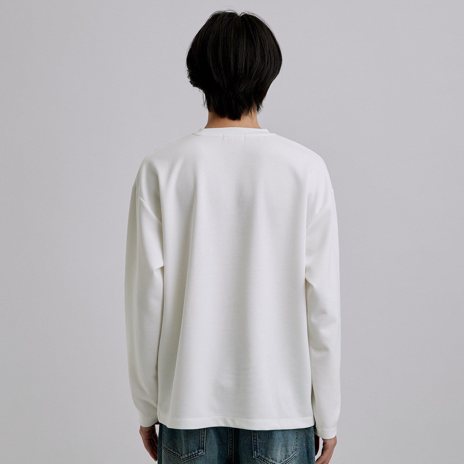 tk.TAKEO KIKUCHI「ブラシ刺繍長袖Tシャツ」|Tシャツ・カットソー|