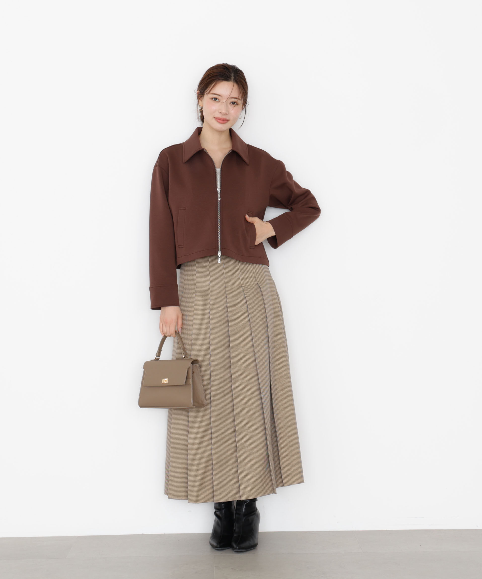 PROPORTION BODY DRESSING「オータムプリーツスカート 25AW」|スカート|