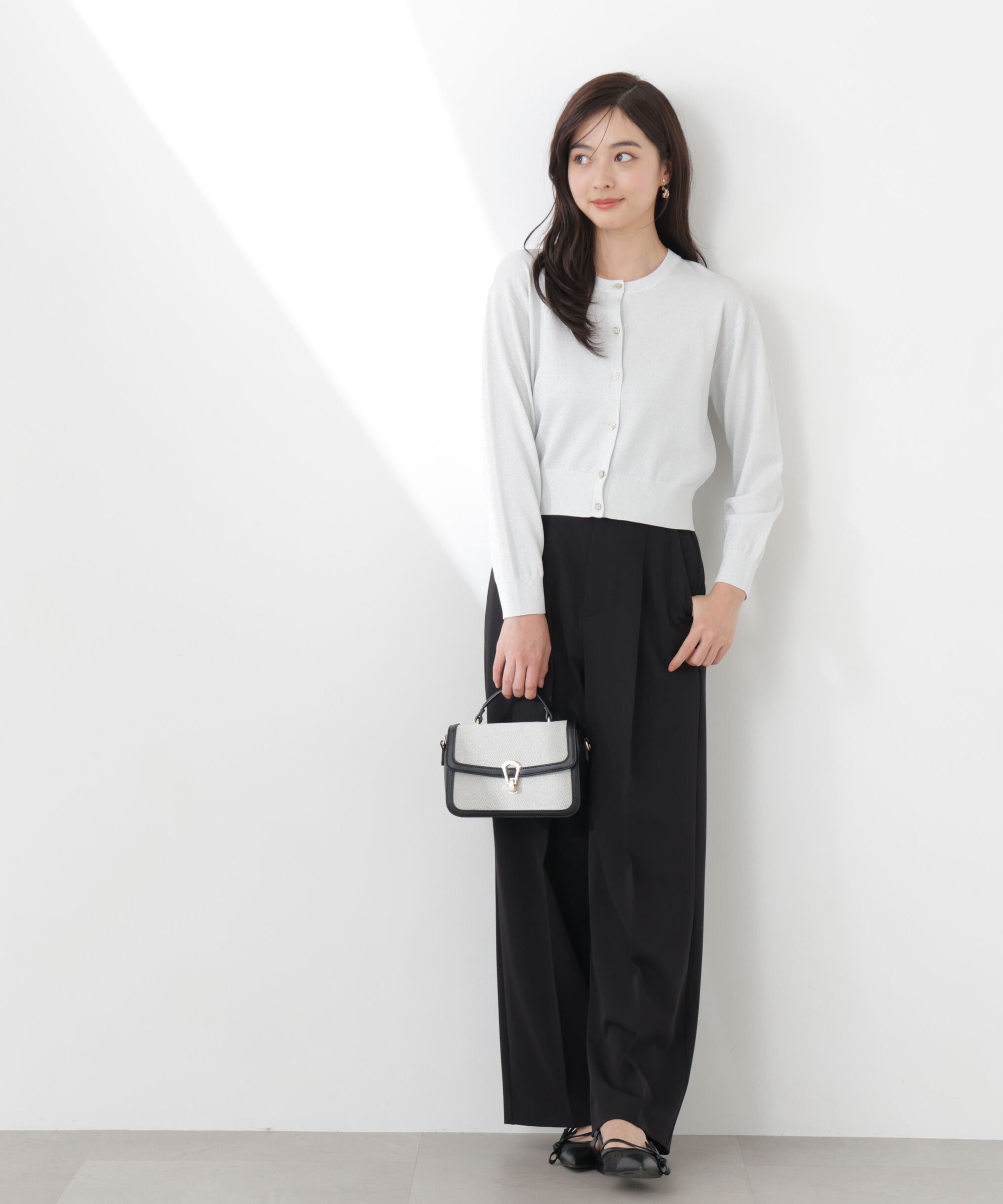 PROPORTION BODY DRESSING「＜明日香さんコラボ＞ベルト付き美脚ワイドパンツ 26SS」|その他|