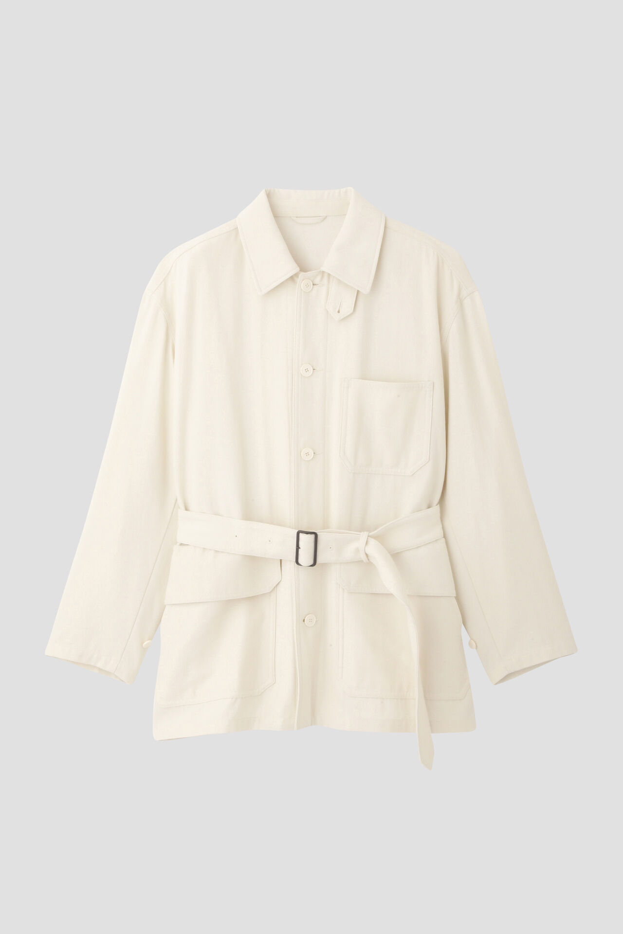 YLEVE 「YLEVE / VISCOSE COTTON COVERALL JACKET」|ブルゾン・スタジャン|