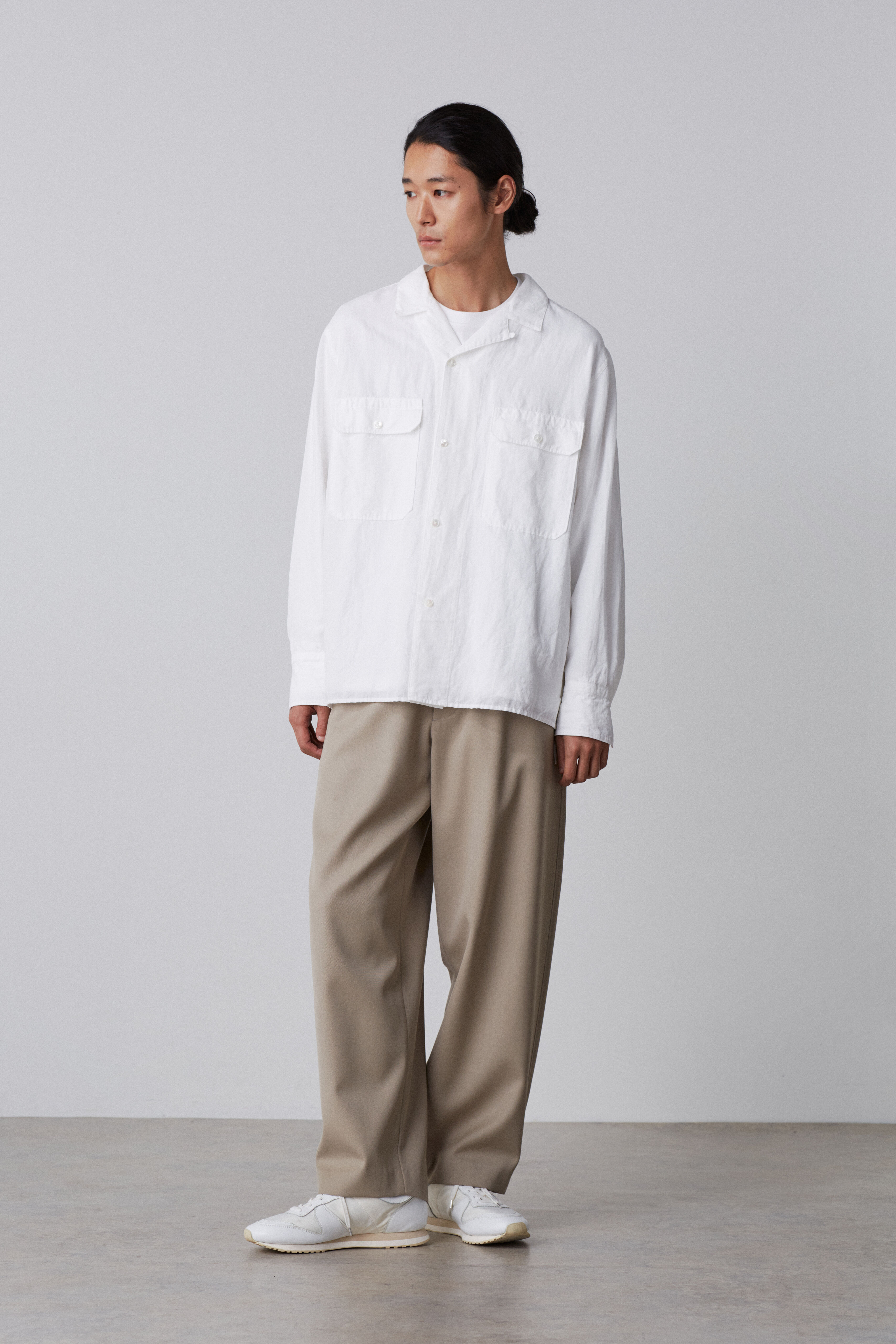 YLEVE 「YLEVE / COTTON RAMIE BROAD SHIRT」|シャツ・ブラウス|
