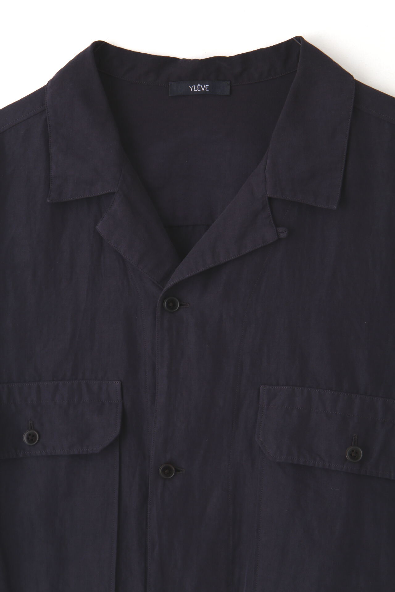 YLEVE 「YLEVE / COTTON RAMIE BROAD SHIRT」|シャツ・ブラウス|