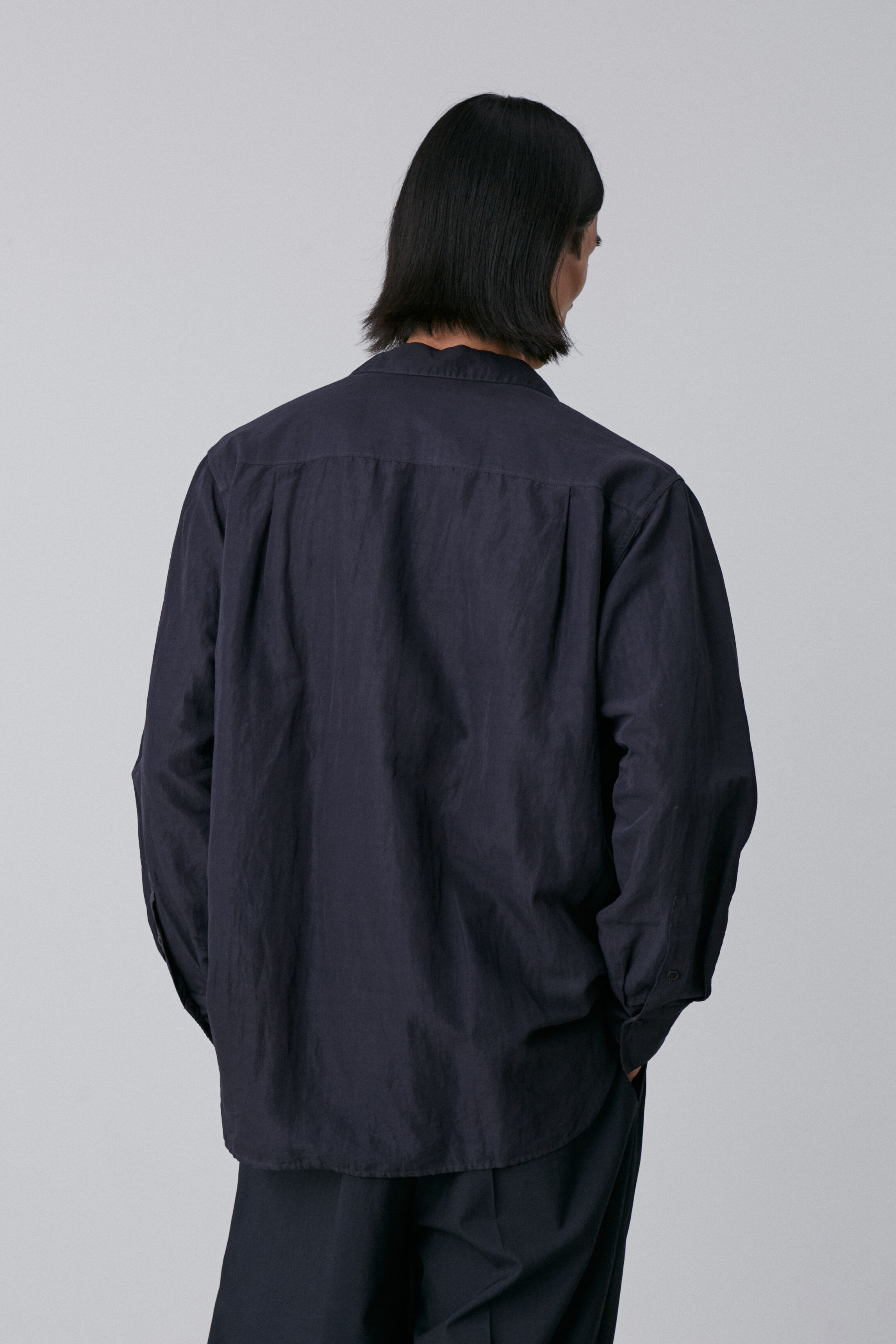 YLEVE 「YLEVE / COTTON RAMIE BROAD SHIRT」|シャツ・ブラウス|