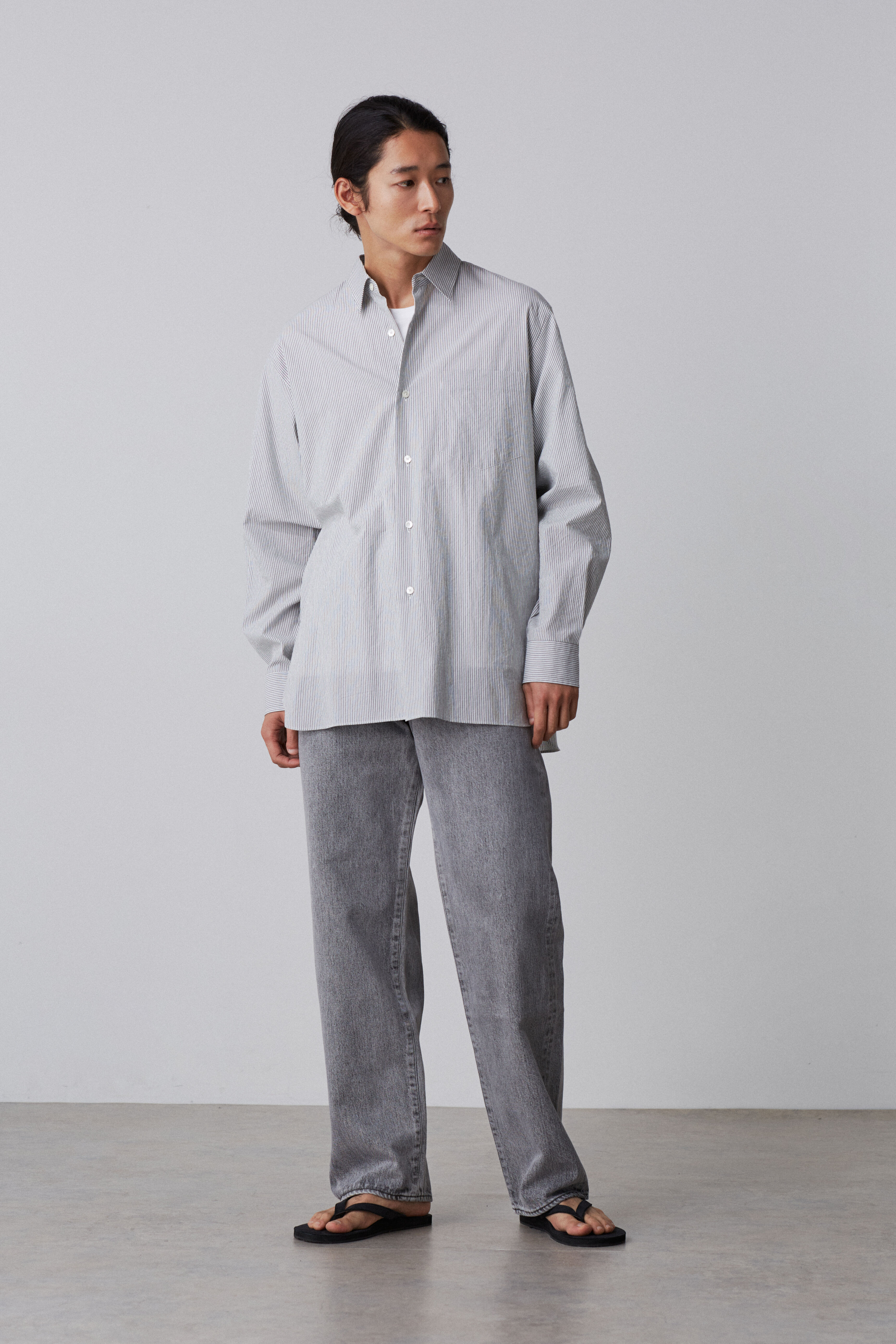 YLEVE 「YLEVE / COTTON STRIPE / CHECK SHIRT」|シャツ・ブラウス|