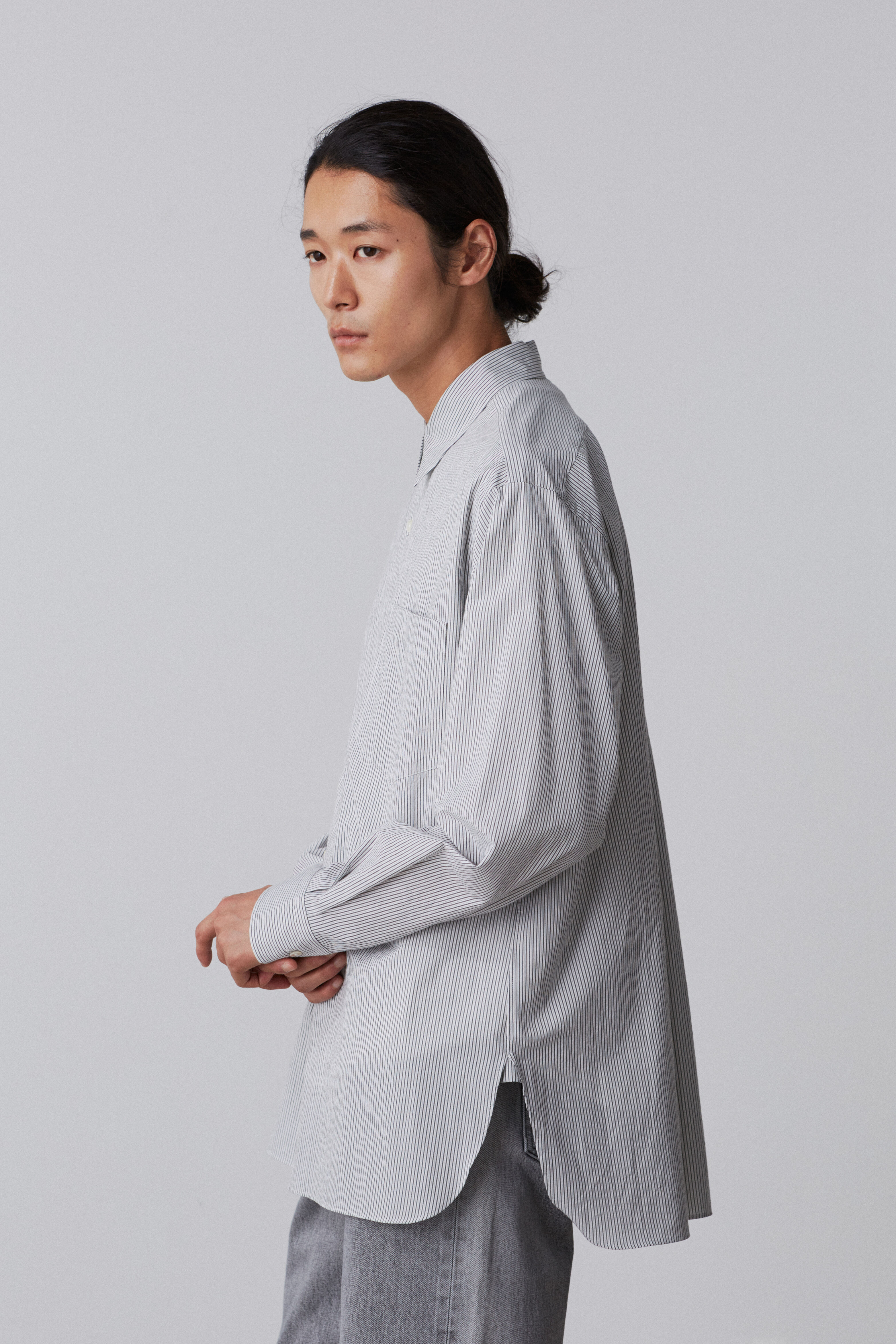 YLEVE 「YLEVE / COTTON STRIPE / CHECK SHIRT」|シャツ・ブラウス|
