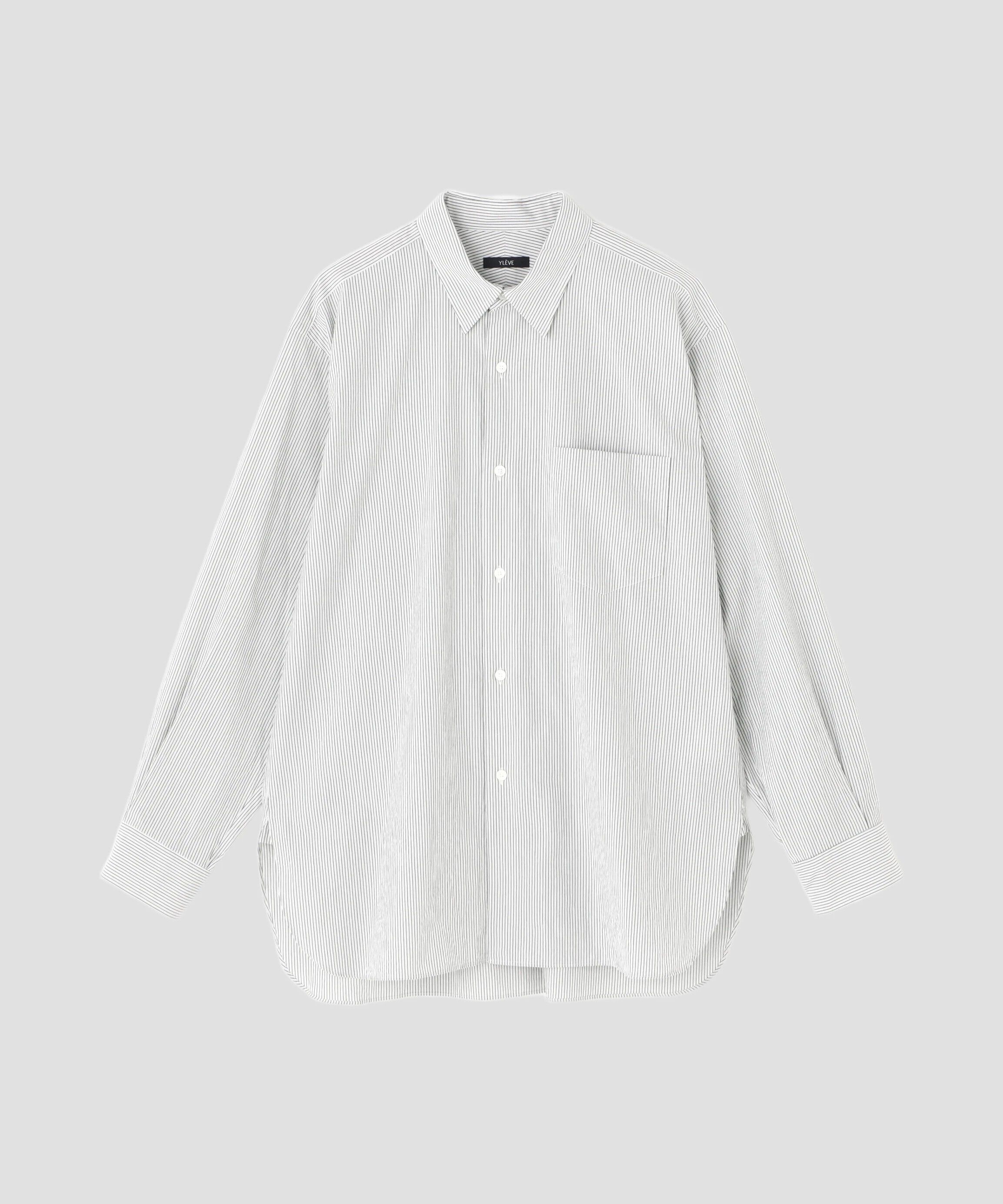 YLEVE 「YLEVE / COTTON STRIPE / CHECK SHIRT」|シャツ・ブラウス|