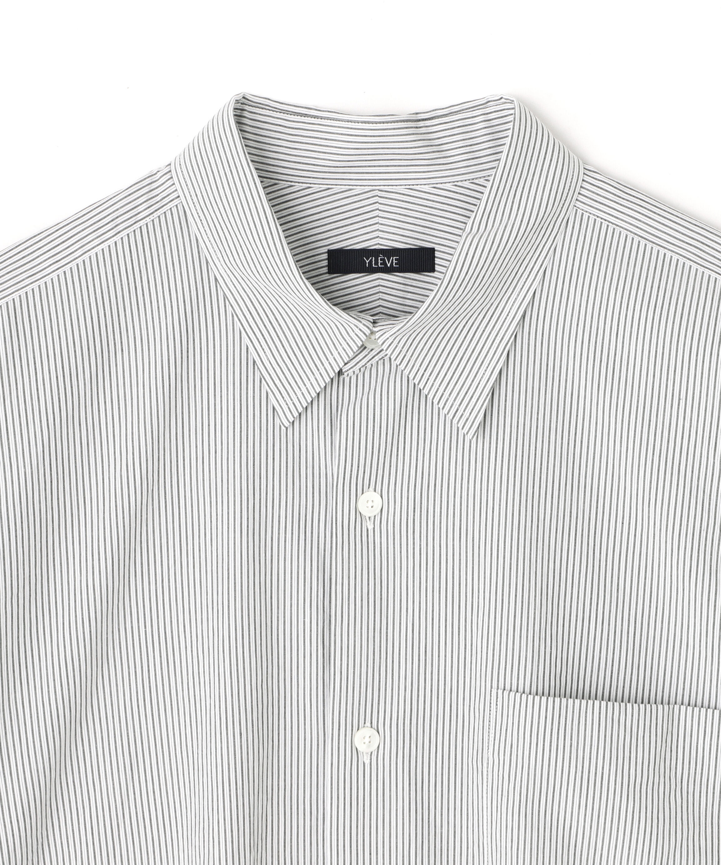 YLEVE 「YLEVE / COTTON STRIPE / CHECK SHIRT」|シャツ・ブラウス|