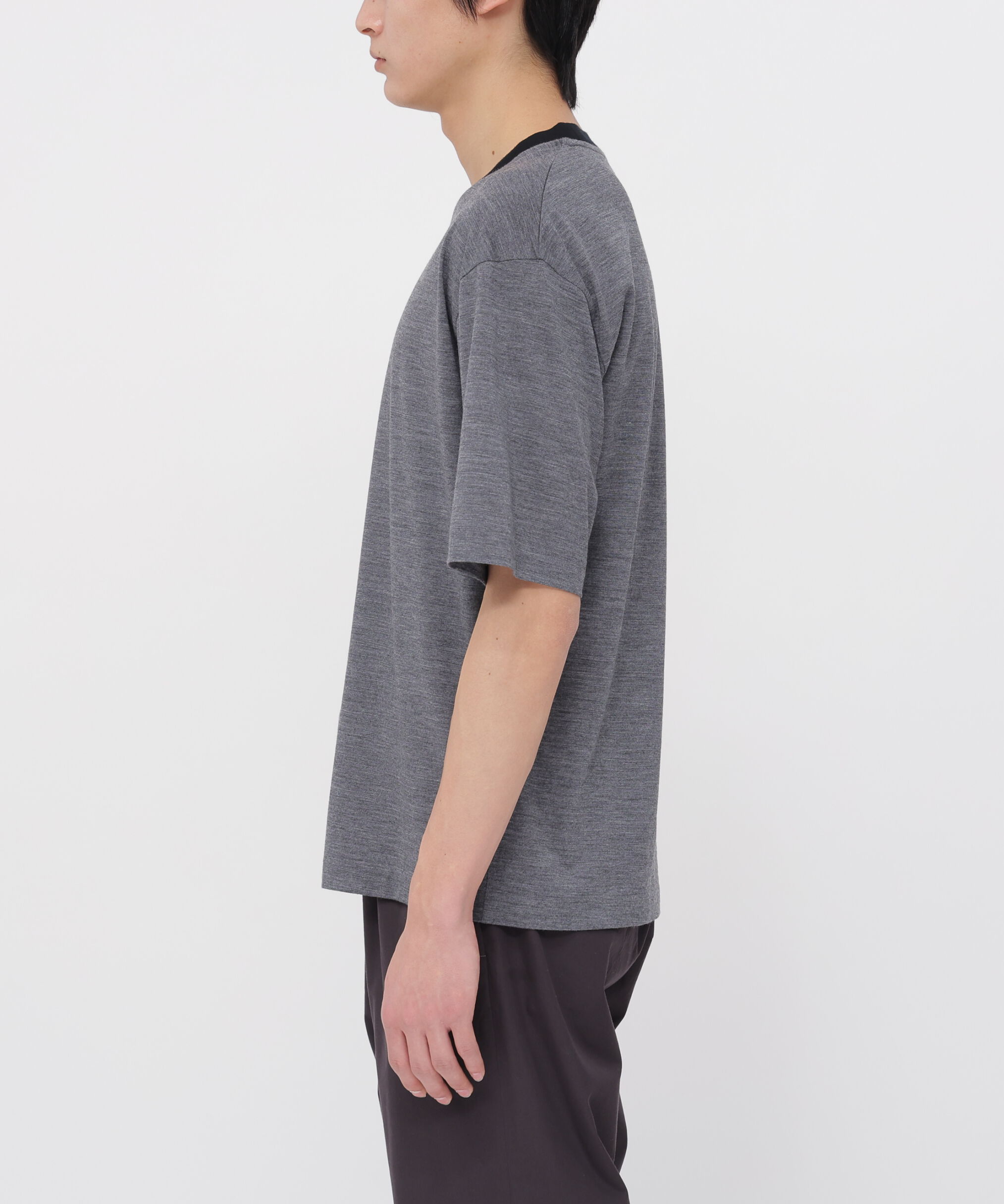 MARGARET HOWELL「SUPERFINE MERINO JERSEY TOP」|Tシャツ・カットソー|