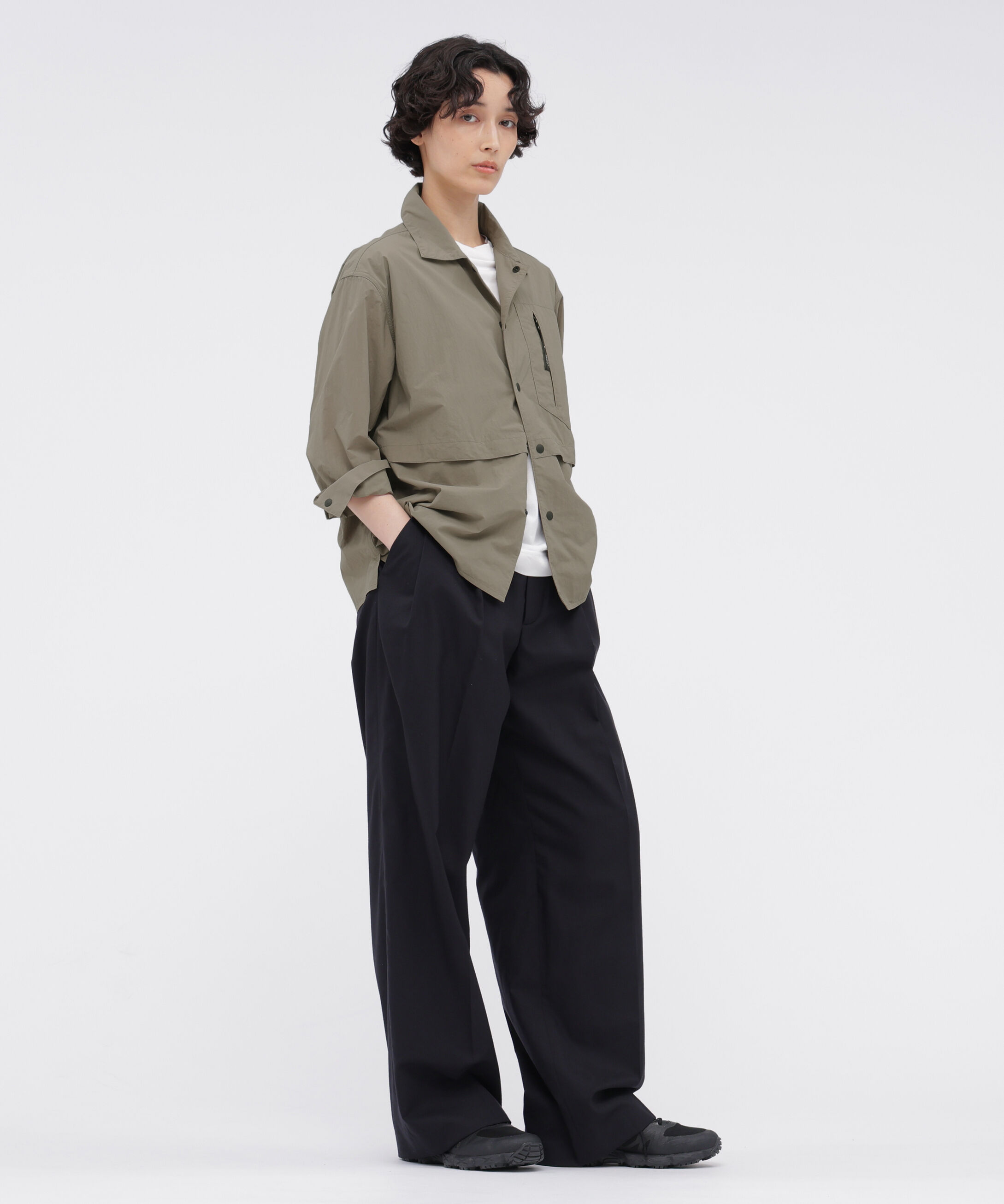  「RECYCLED TASLAN NYLON TAFFETA SHIRT/#REF!」|Tシャツ・カットソー|