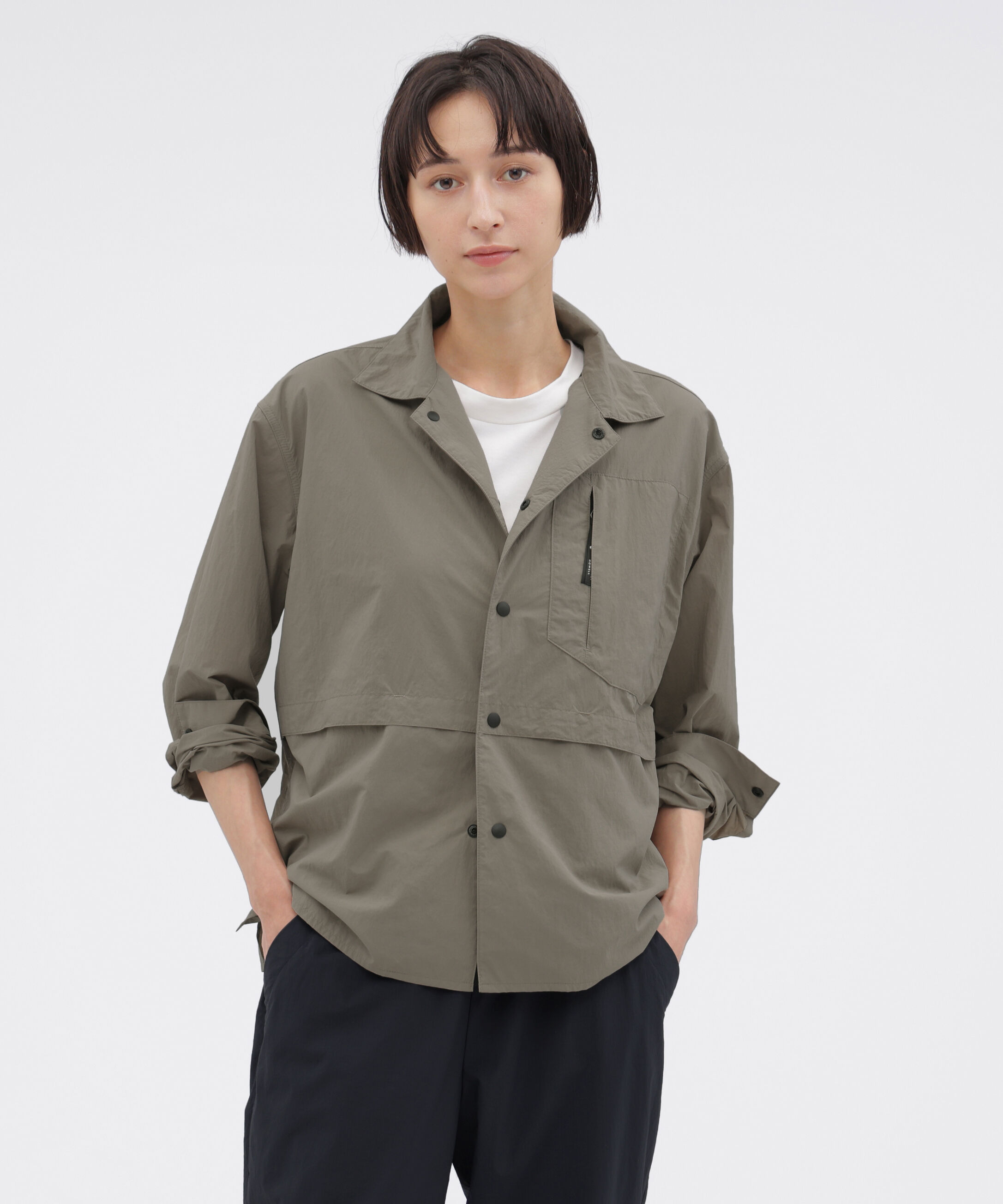  「RECYCLED TASLAN NYLON TAFFETA SHIRT/#REF!」|Tシャツ・カットソー|