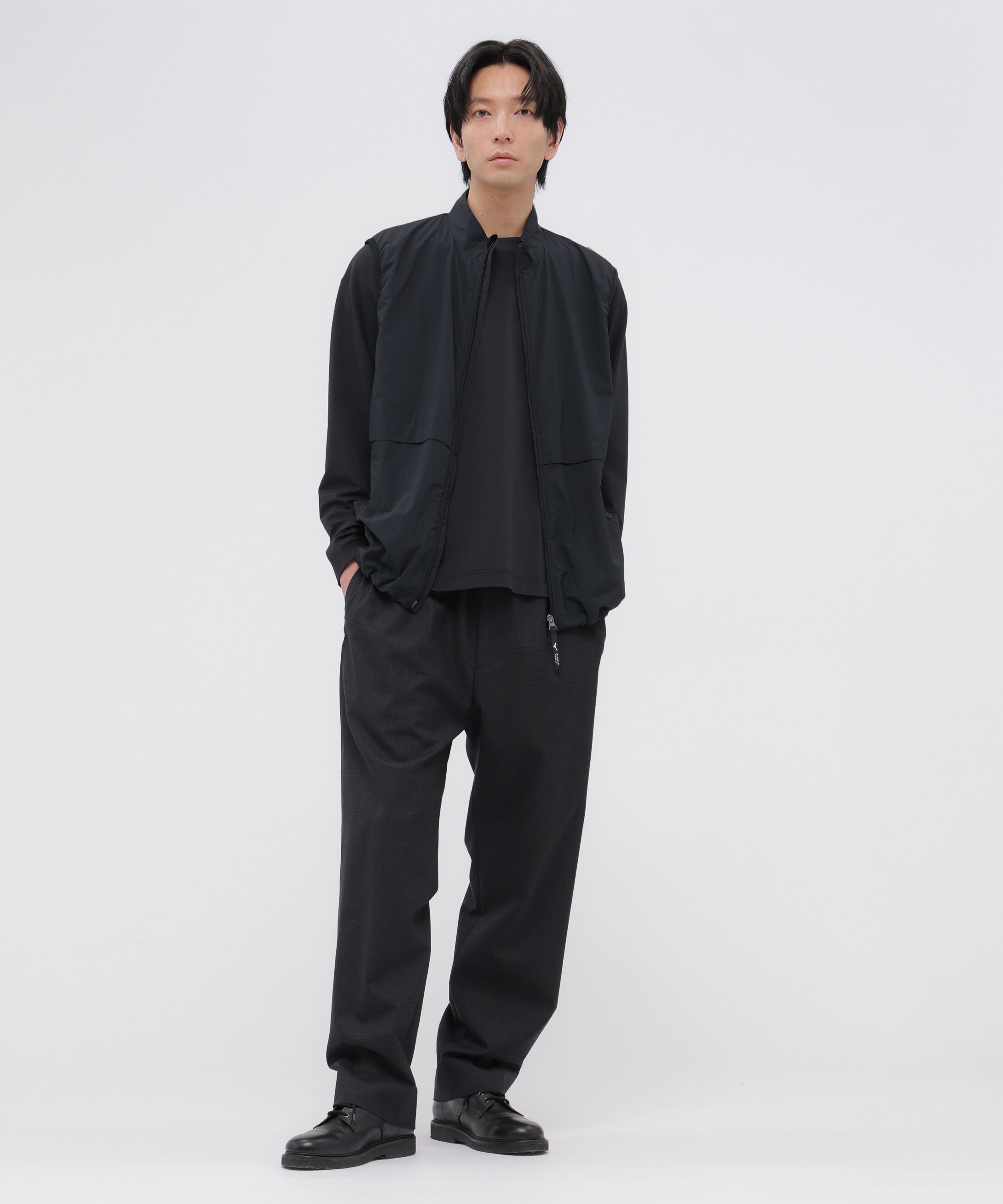MARGARET HOWELL「POLYESTER COTTON HOGH GAUGE PIQUE JERSEY TOP/#REF!」|Tシャツ・カットソー|