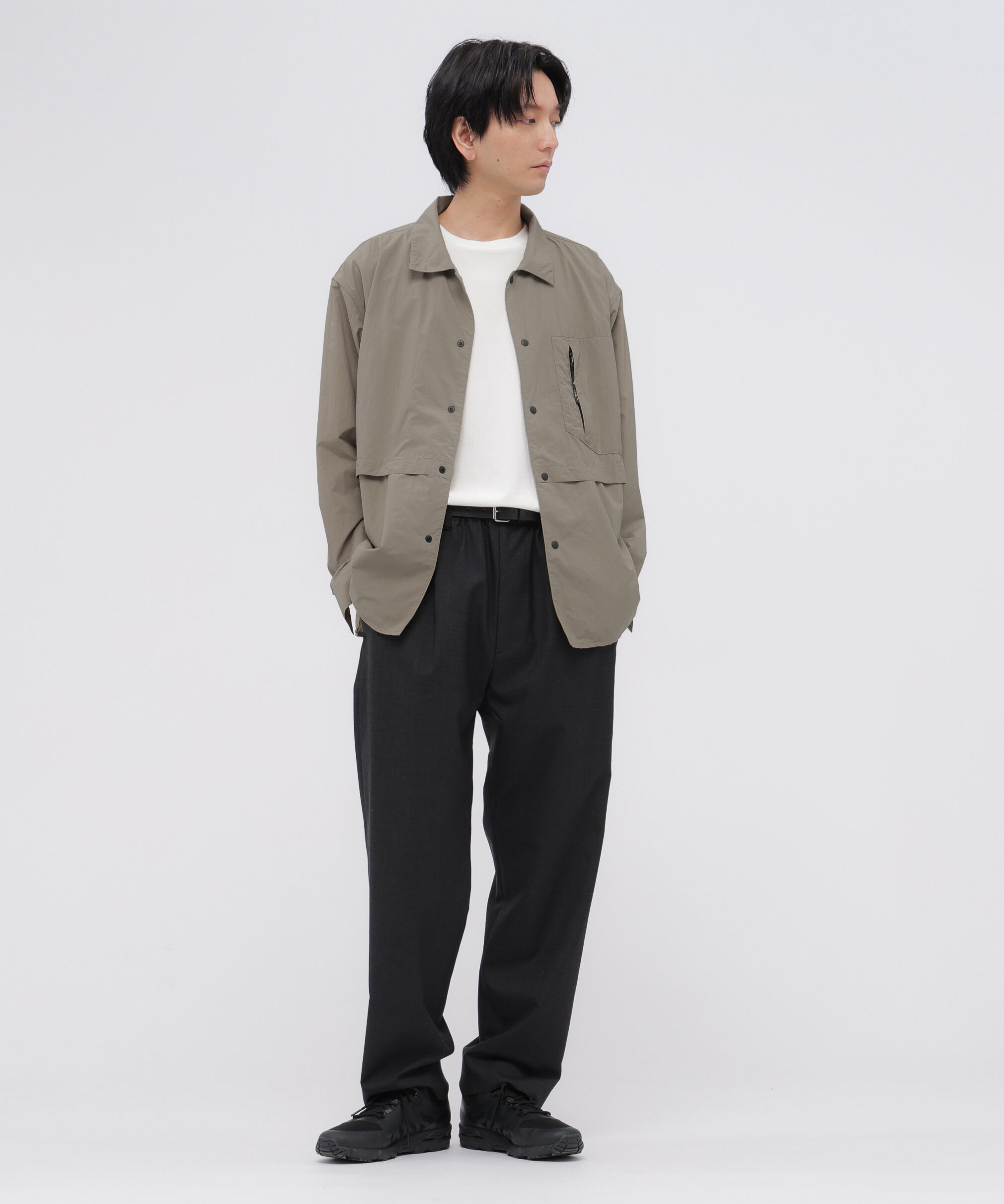 MARGARET HOWELL「RECYCLED TASLAN NYLON TAFFETA SHIRT/#REF!」|Tシャツ・カットソー|