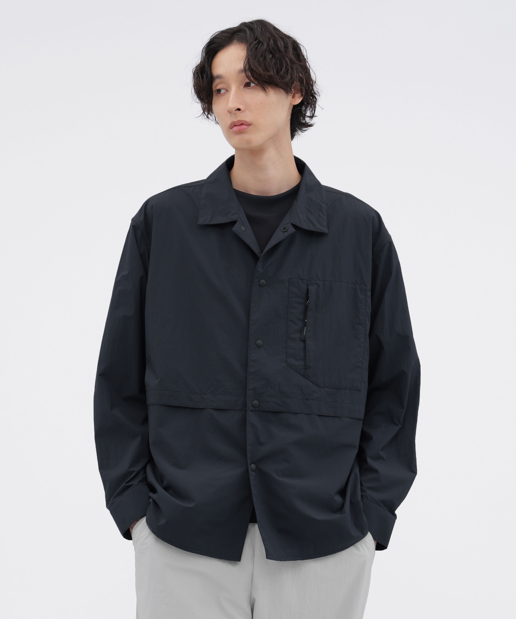 MARGARET HOWELL「RECYCLED TASLAN NYLON TAFFETA SHIRT/#REF!」|Tシャツ・カットソー|