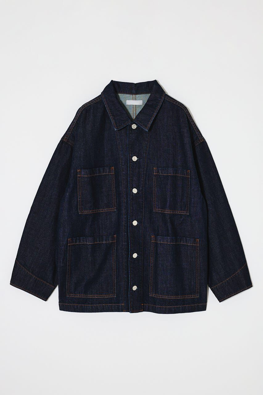 MOUSSY「TENCEL(TM) DENIM カバーオール」|デニムジャケット|
