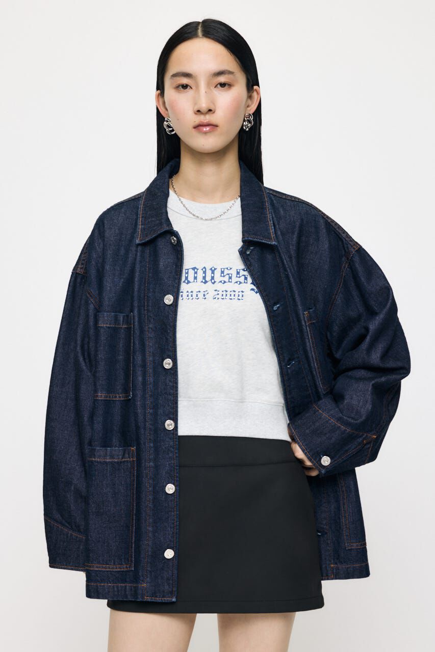 MOUSSY「TENCEL(TM) DENIM カバーオール」|デニムジャケット|