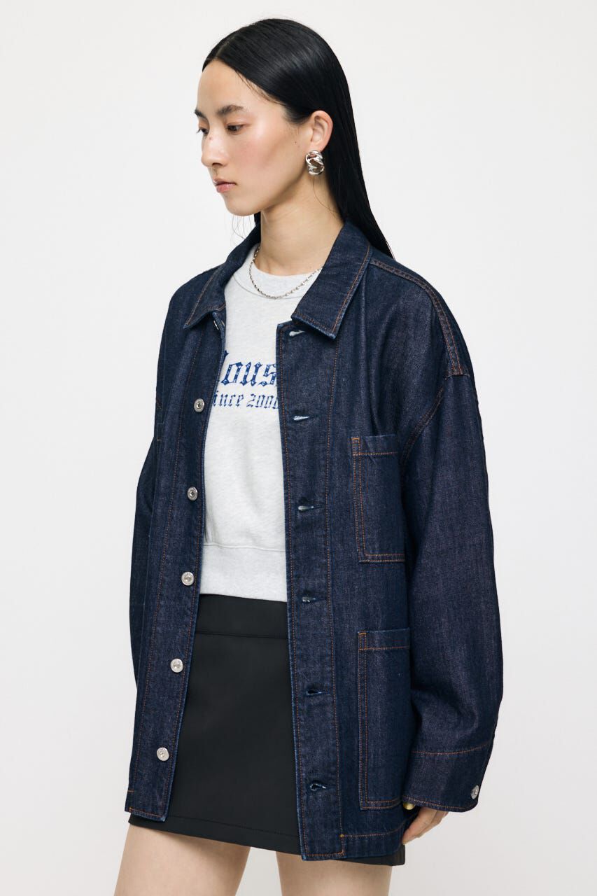 MOUSSY「TENCEL(TM) DENIM カバーオール」|デニムジャケット|