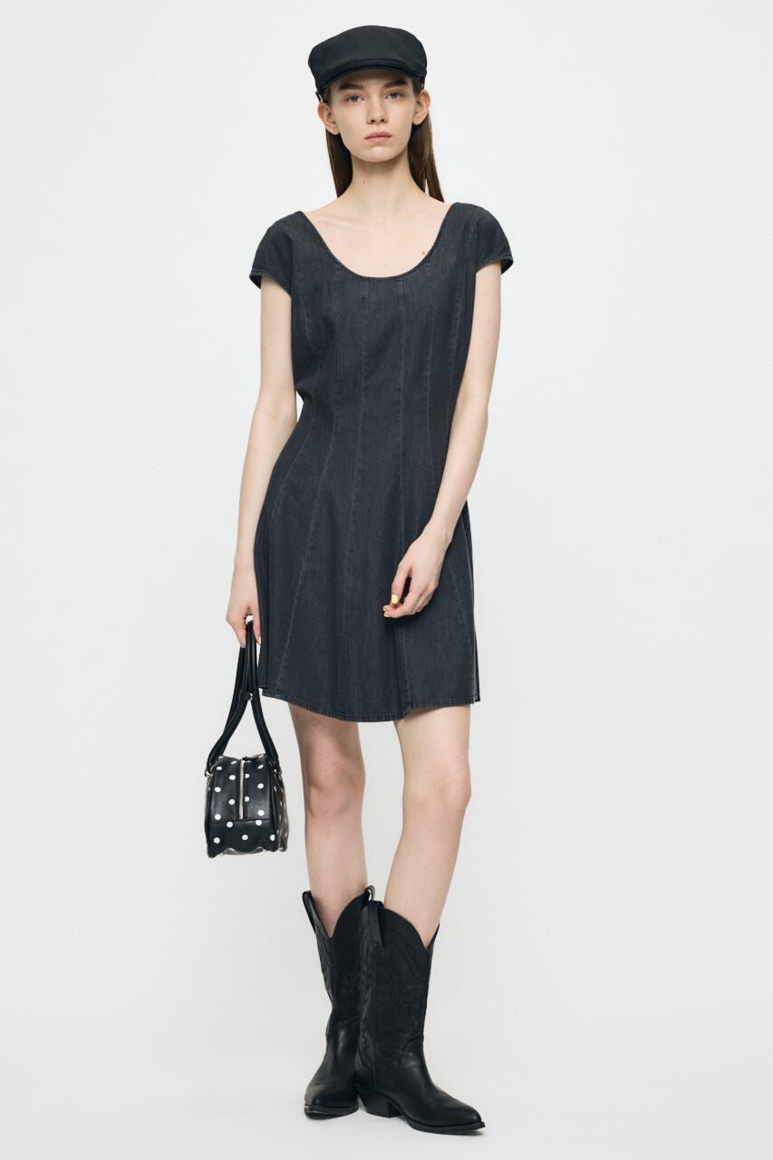 MOUSSY「DENIM MINI  ドレス」|ワンピース|