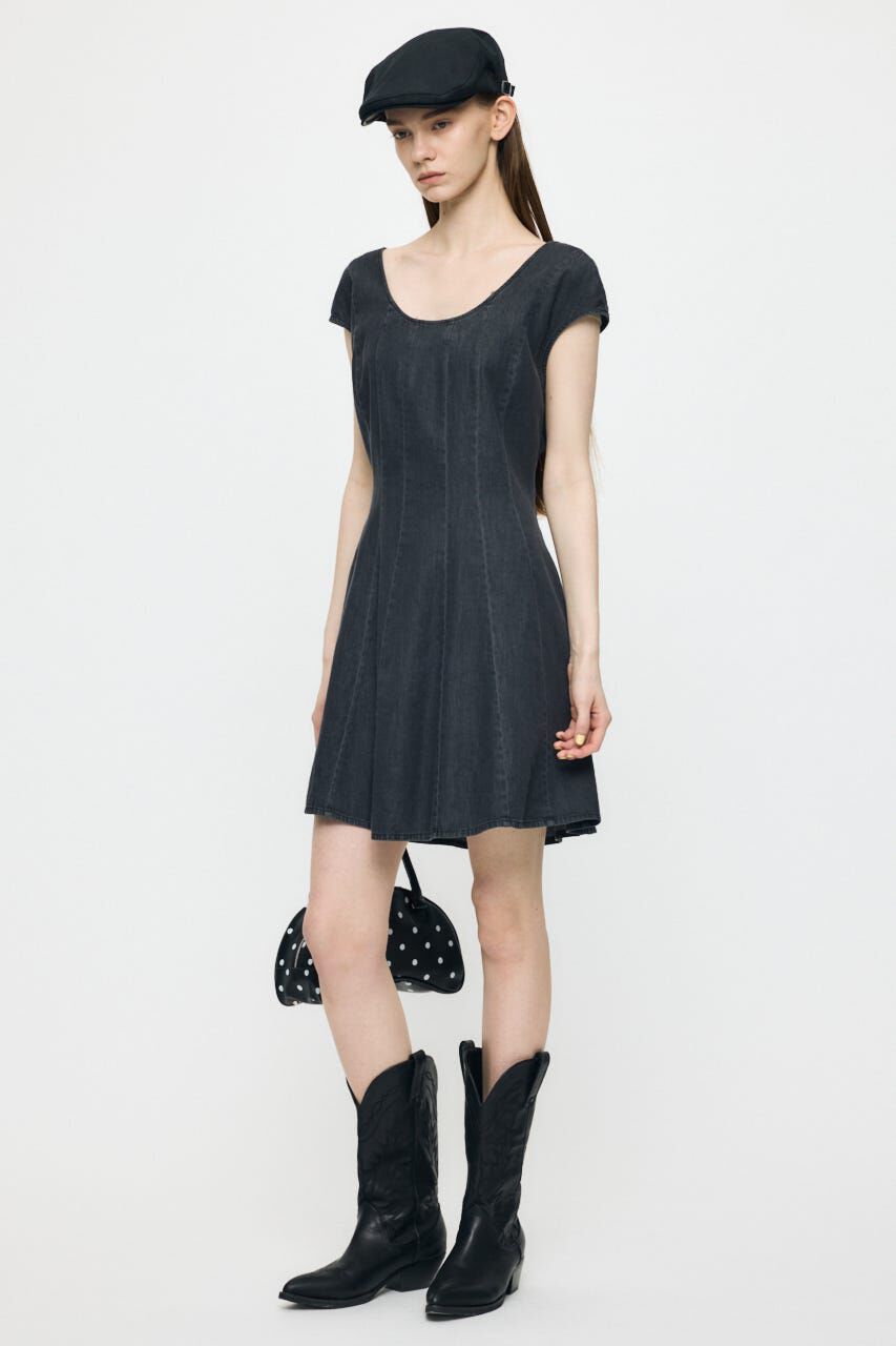 MOUSSY「DENIM MINI  ドレス」|ワンピース|