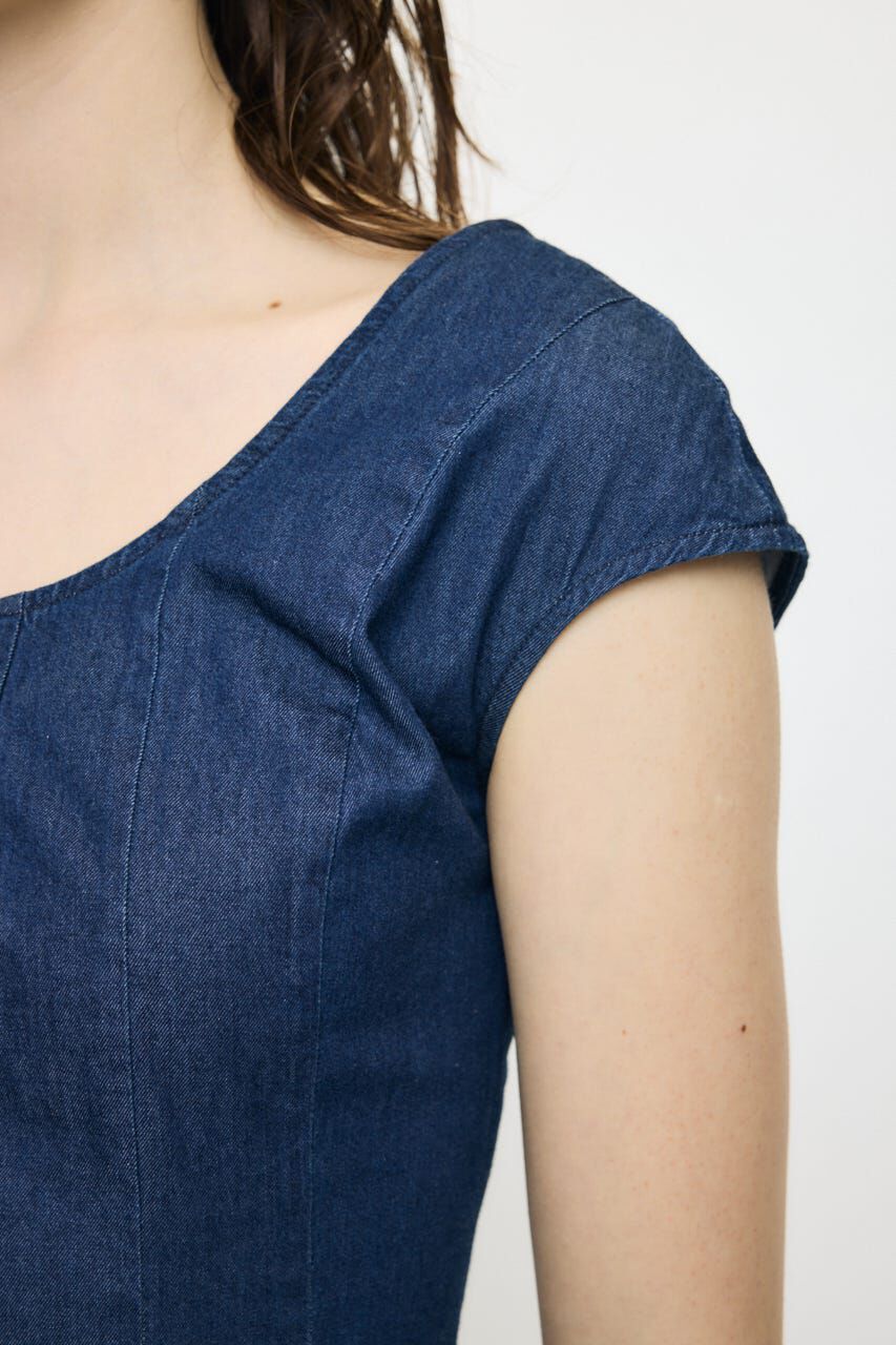 MOUSSY「DENIM MINI  ドレス」|ワンピース|