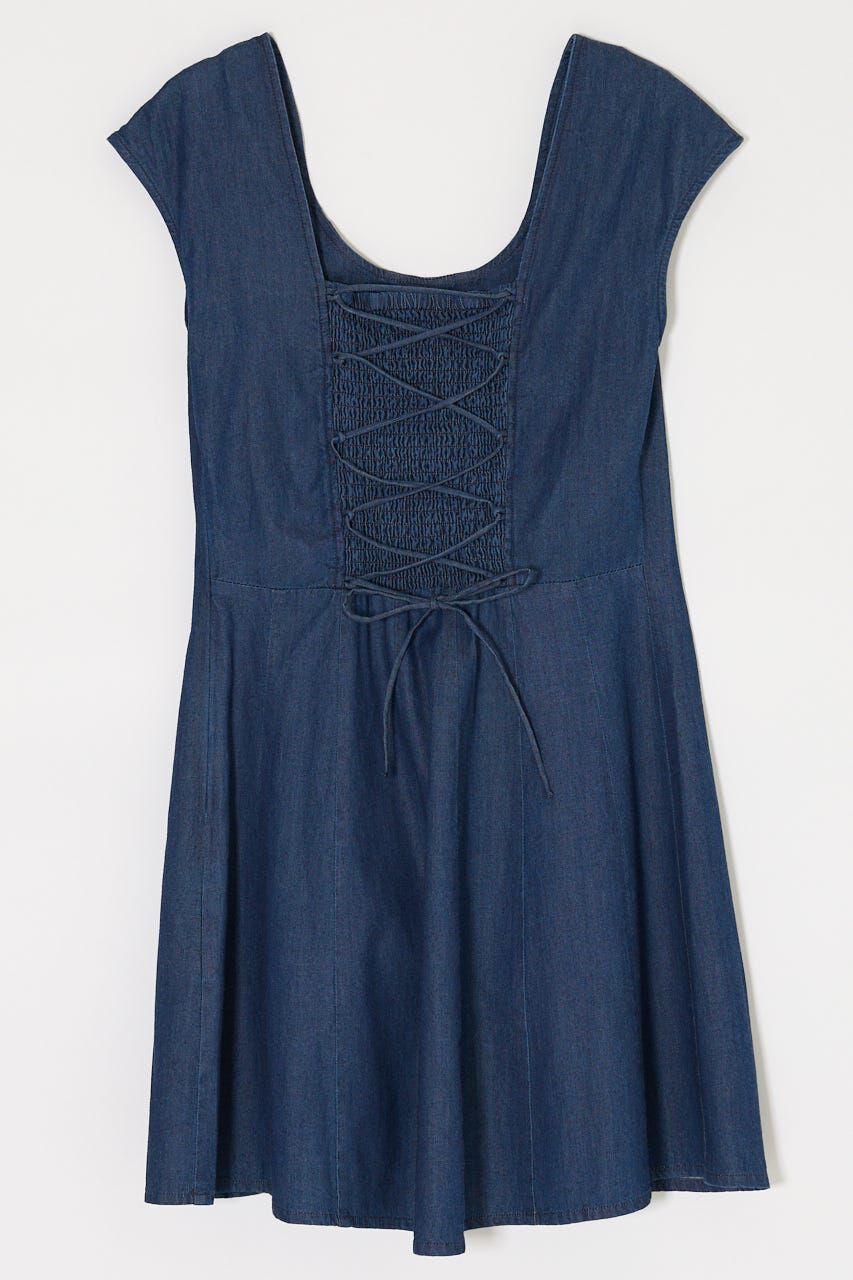 MOUSSY「DENIM MINI  ドレス」|ワンピース|