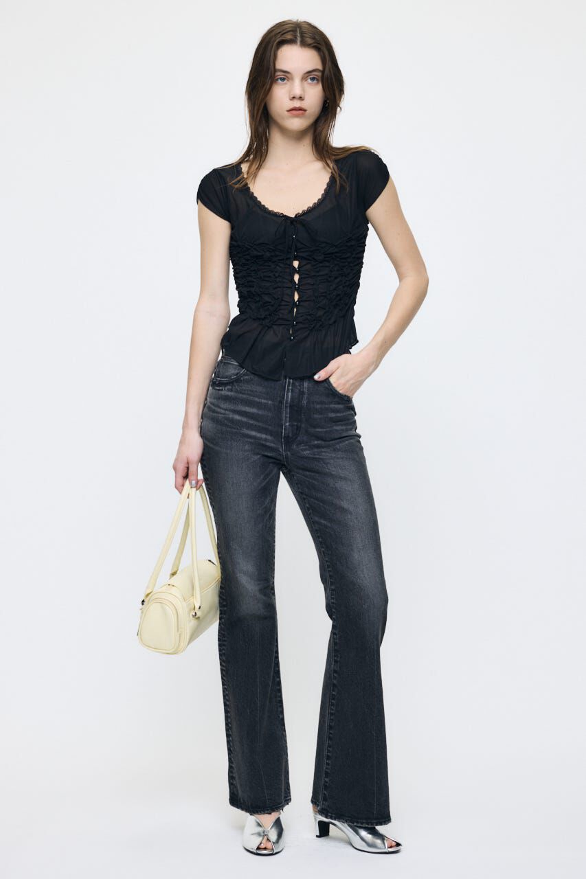 MOUSSY「RANDOM SHIRRING トップス」|Tシャツ・カットソー|