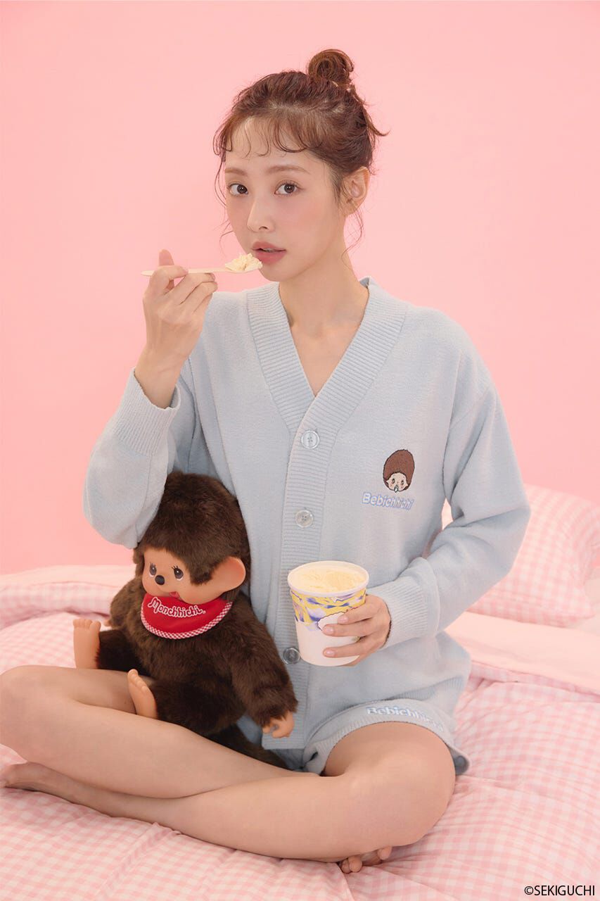 rienda「ベビチッチ｜riendaルームウェアセット」|ルームウェア|L/BLU1