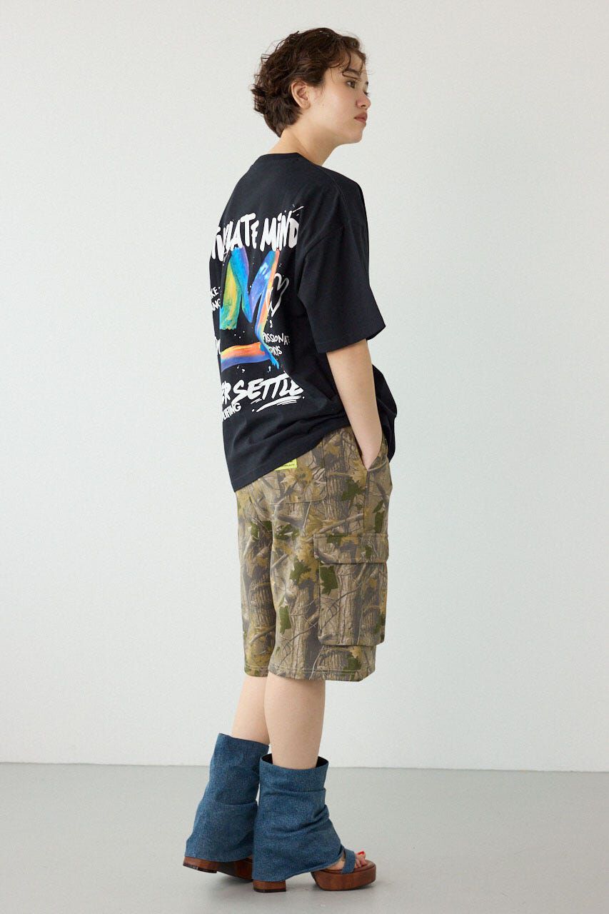 RODEO CROWNS「レインボーインクプリントTシャツ」|Tシャツ・カットソー|