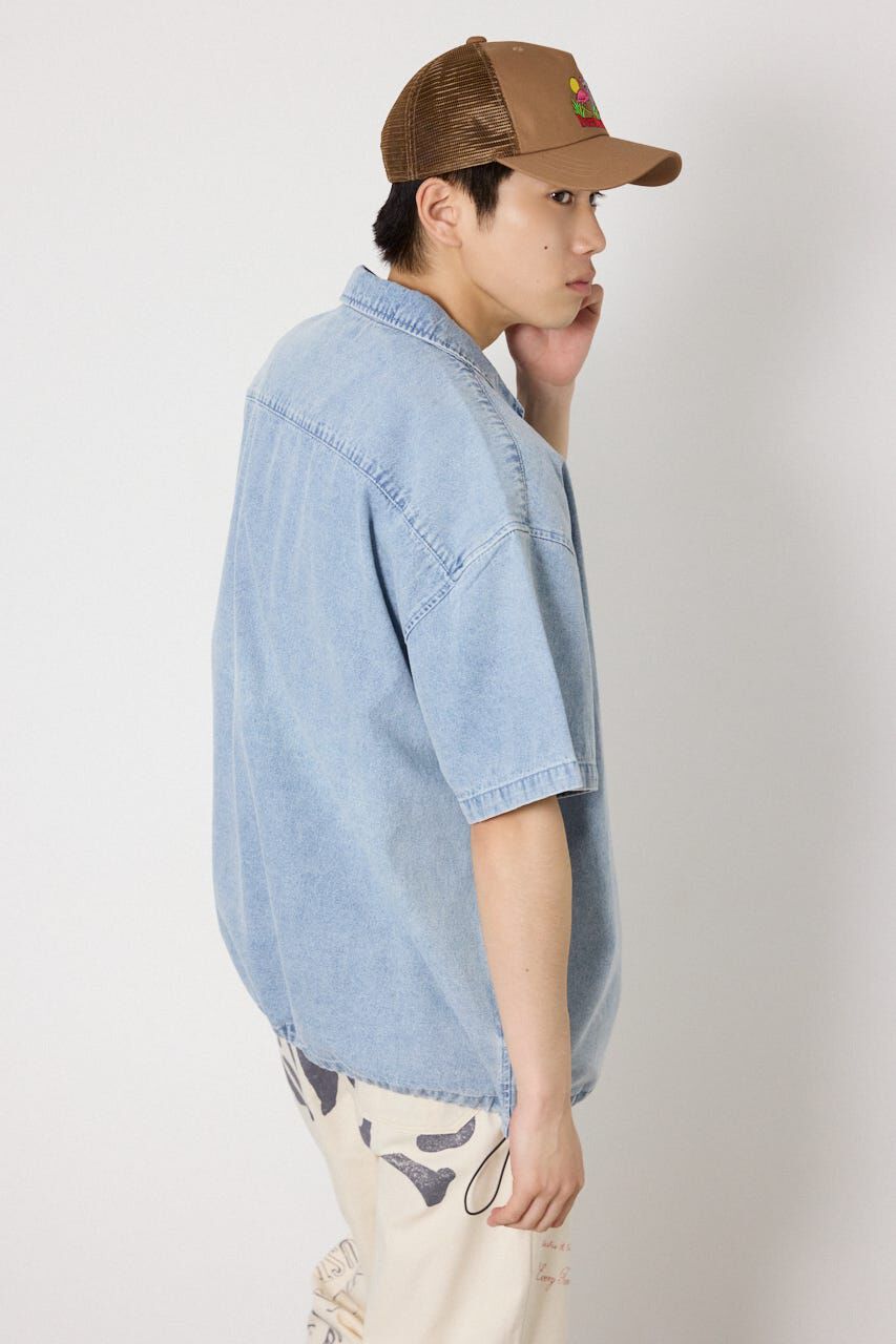 RODEO CROWNS「Coolist Denim ZIPシャツ」|シャツ・ブラウス|