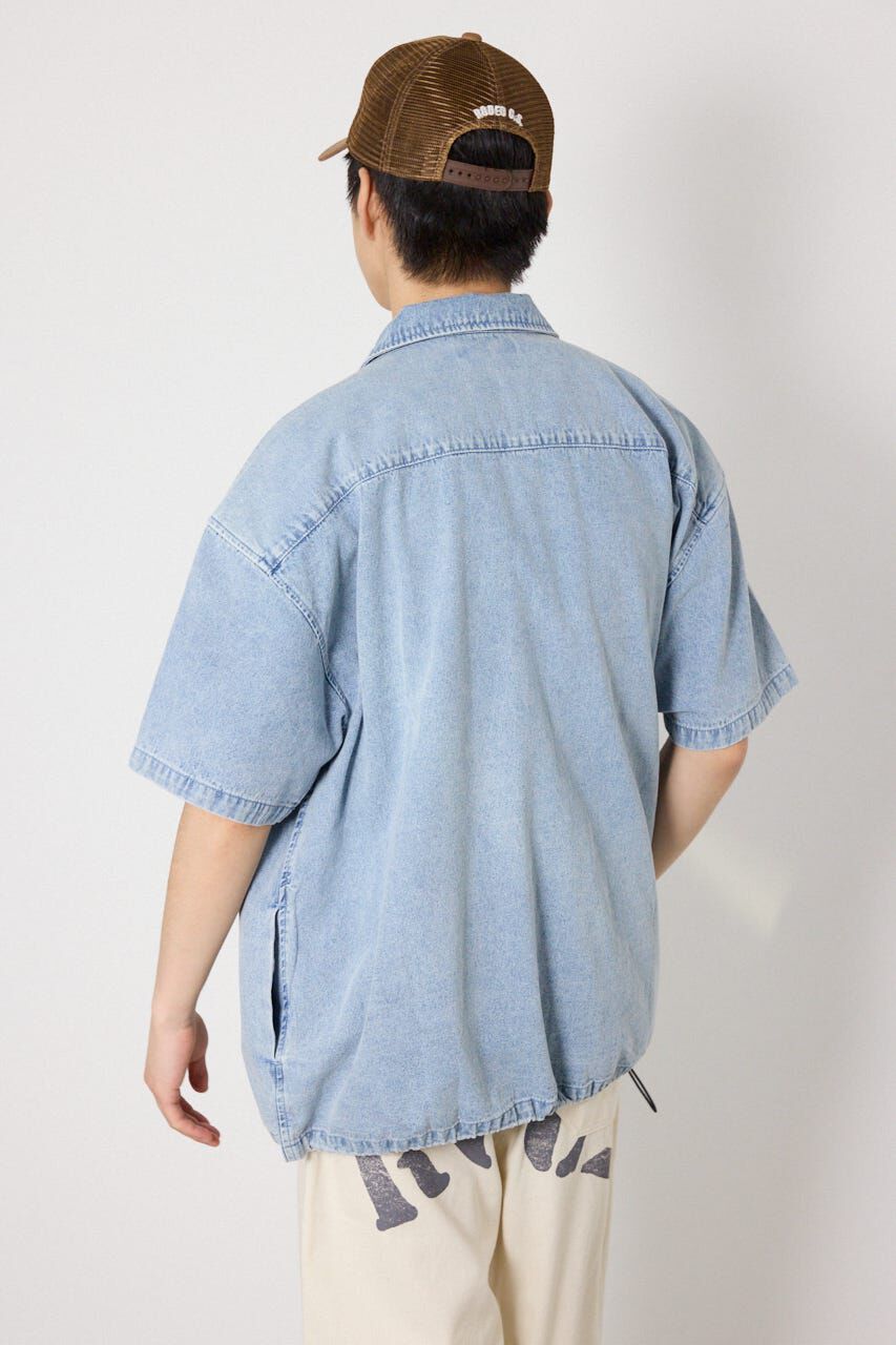 RODEO CROWNS「Coolist Denim ZIPシャツ」|シャツ・ブラウス|