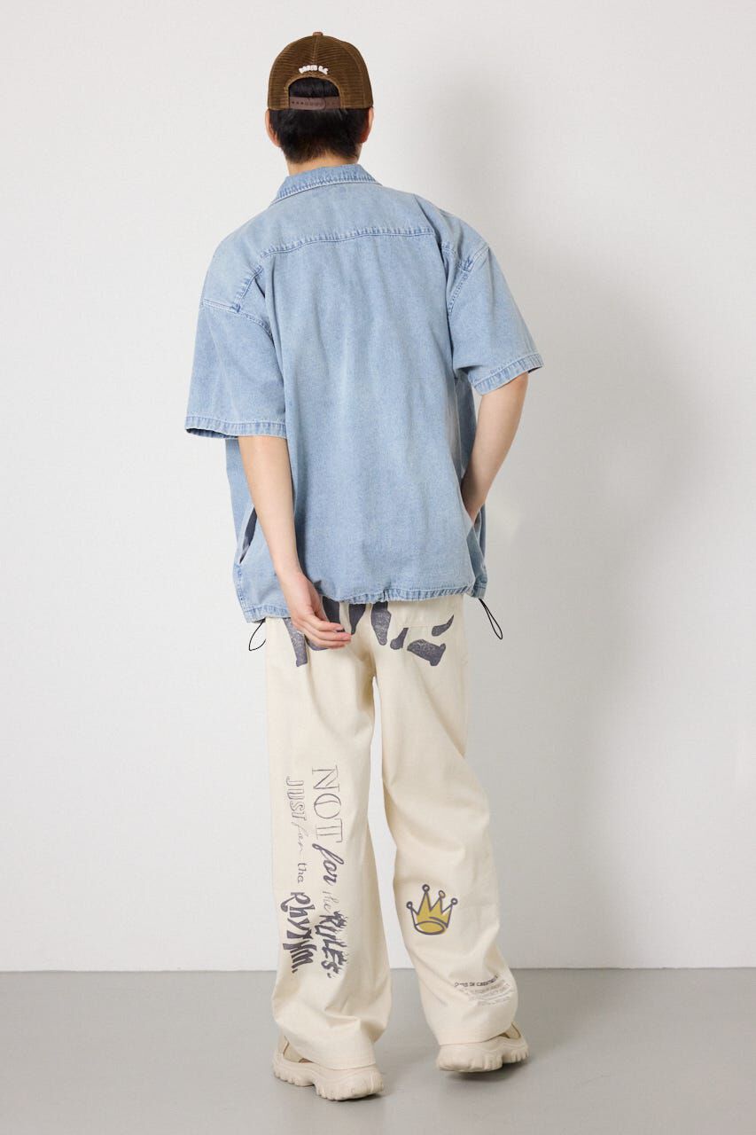 RODEO CROWNS「Coolist Denim ZIPシャツ」|シャツ・ブラウス|