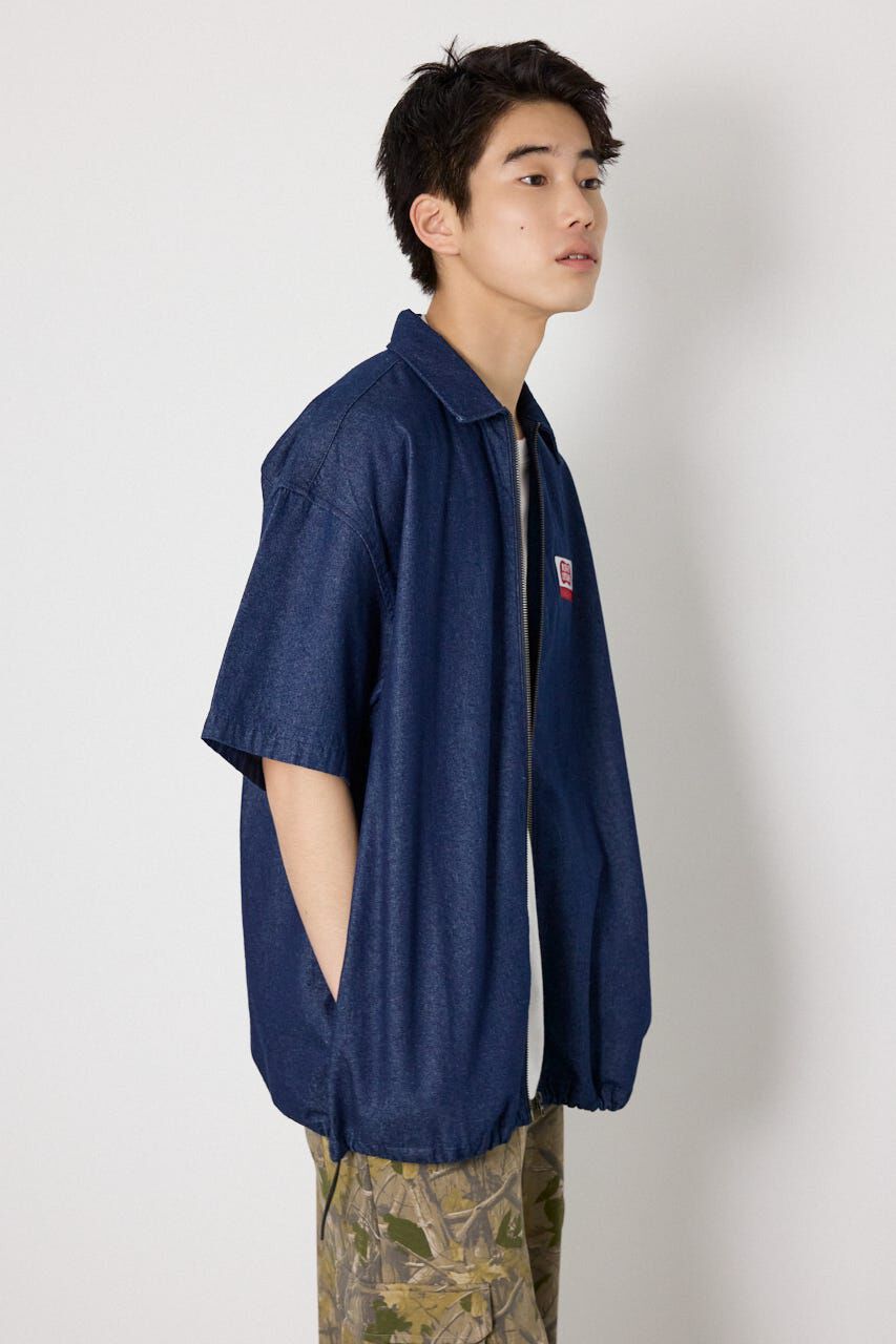 RODEO CROWNS「Coolist Denim ZIPシャツ」|シャツ・ブラウス|